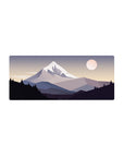 Vector Landscapes Deskmat | Mousepad | Deskpad - Silent Peaks Deskmat