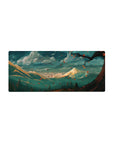 Fantasy Landscapes Deskmat | Mousepad | Deskpad - Autumn Breeze Peaks