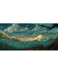 Fantasy Landscapes Deskmat | Mousepad | Deskpad - Autumn Breeze Peaks