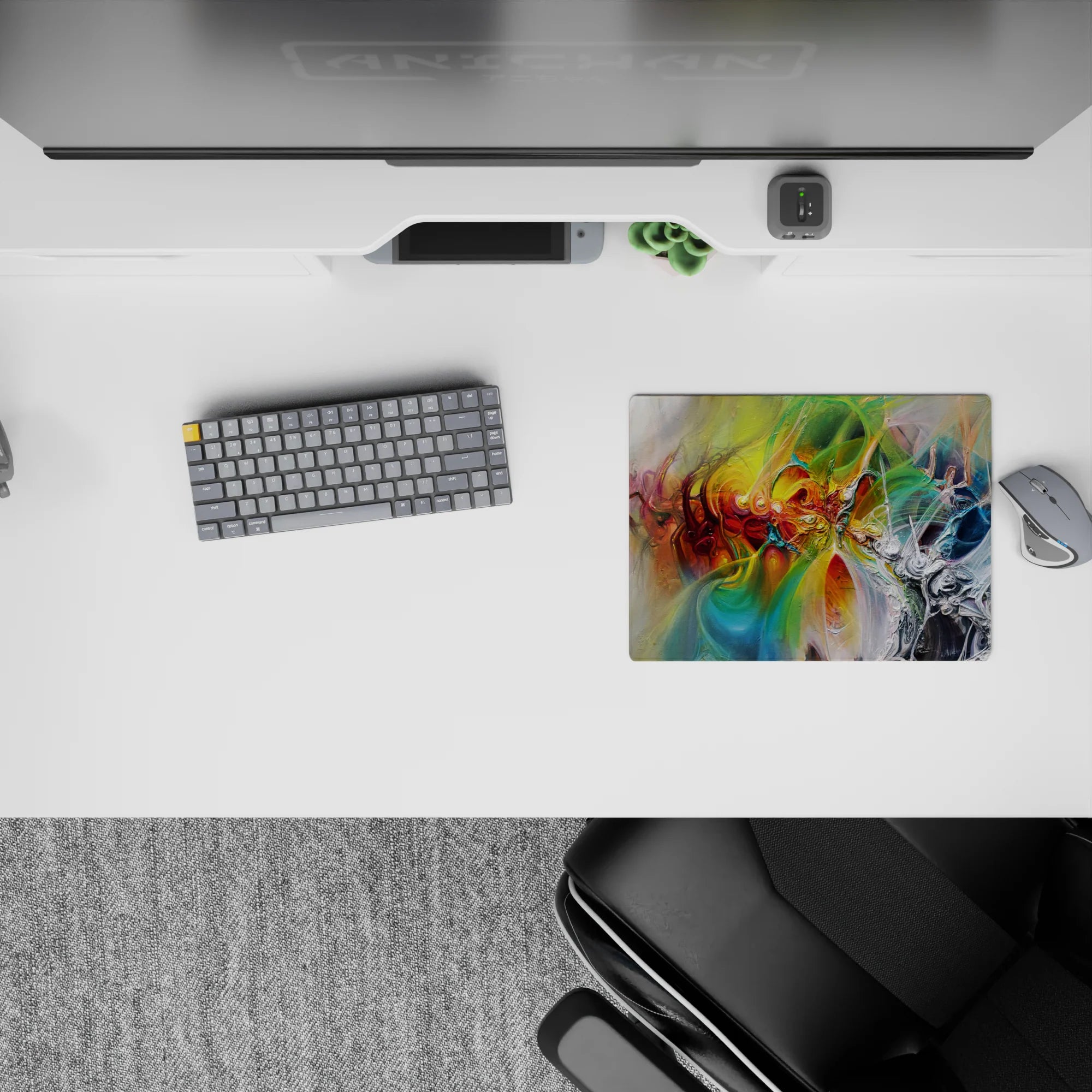 Abstract Deskmat | Mousepad | Deskpad - Vivid Motion - AniChan