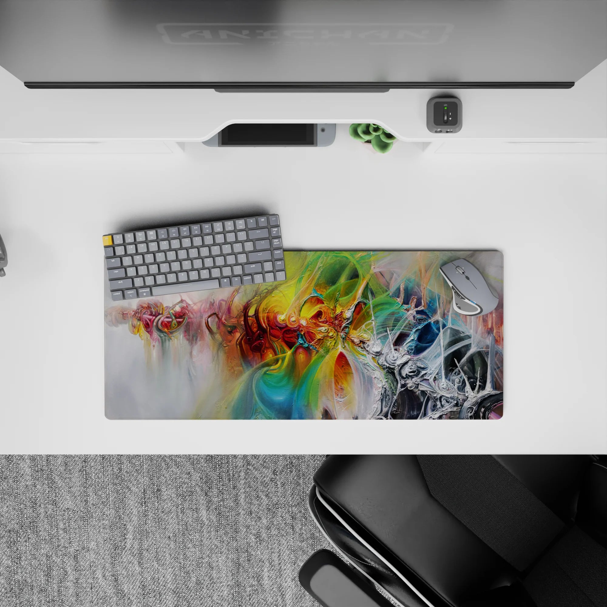 Abstract Deskmat | Mousepad | Deskpad - Vivid Motion - AniChan