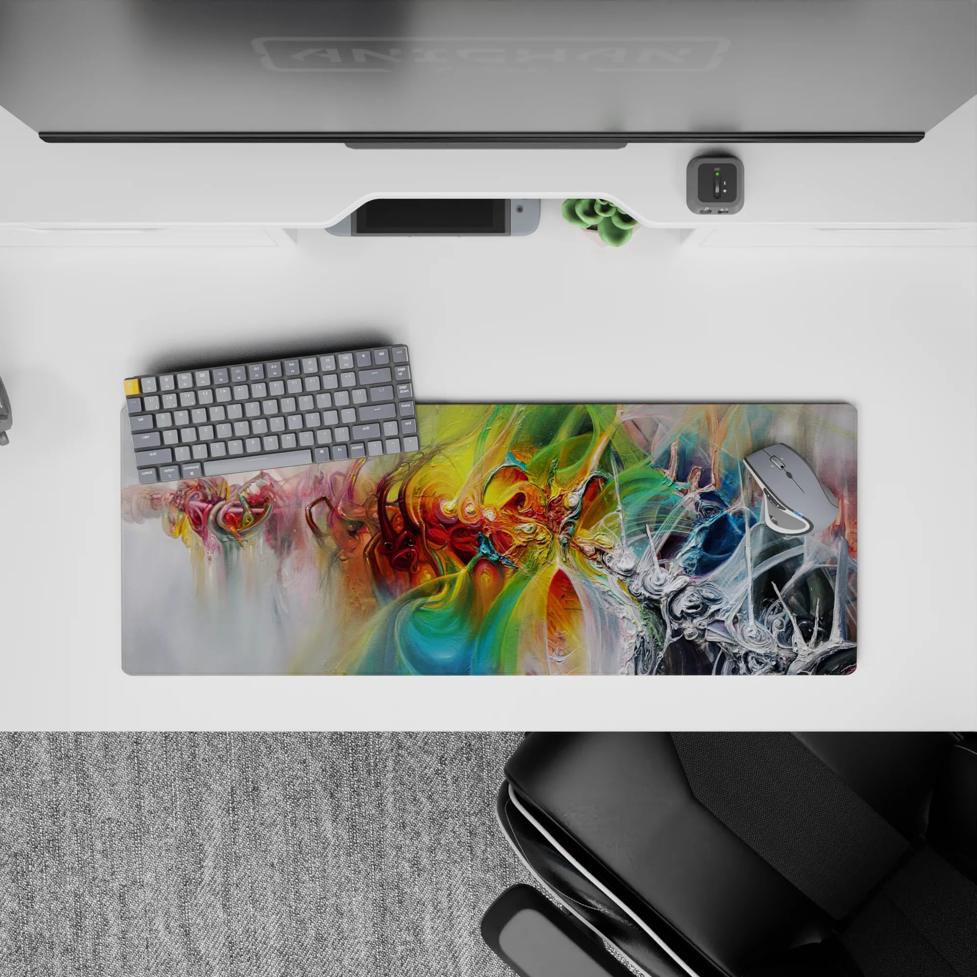 Abstract Deskmat | Mousepad | Deskpad - Vivid Motion - AniChan