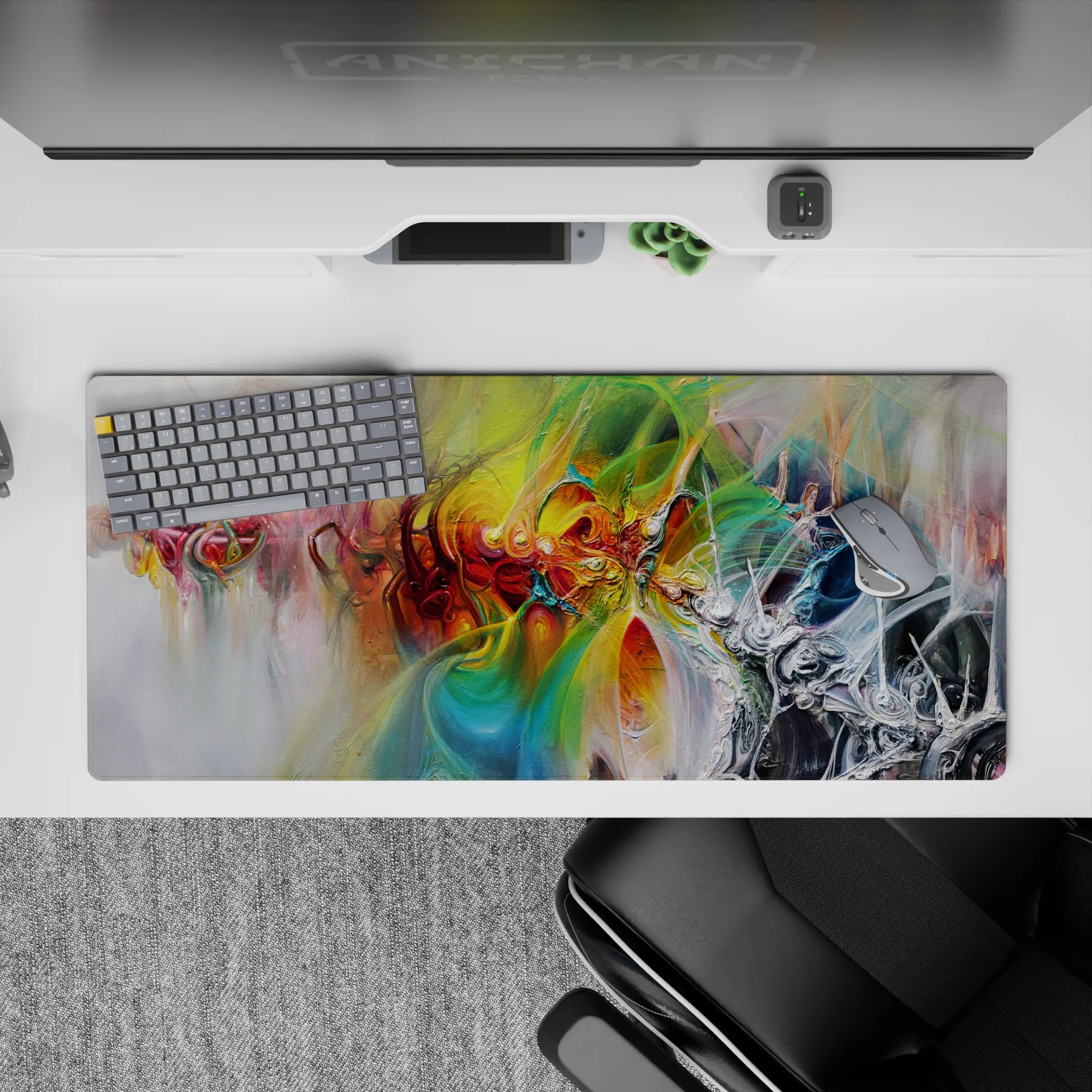 Abstract Deskmat | Mousepad | Deskpad - Vivid Motion - AniChan