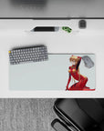 Evangelion - Anime Mouse Pad and Desk Pad - Minimalist Asuka Elegance - AniChan