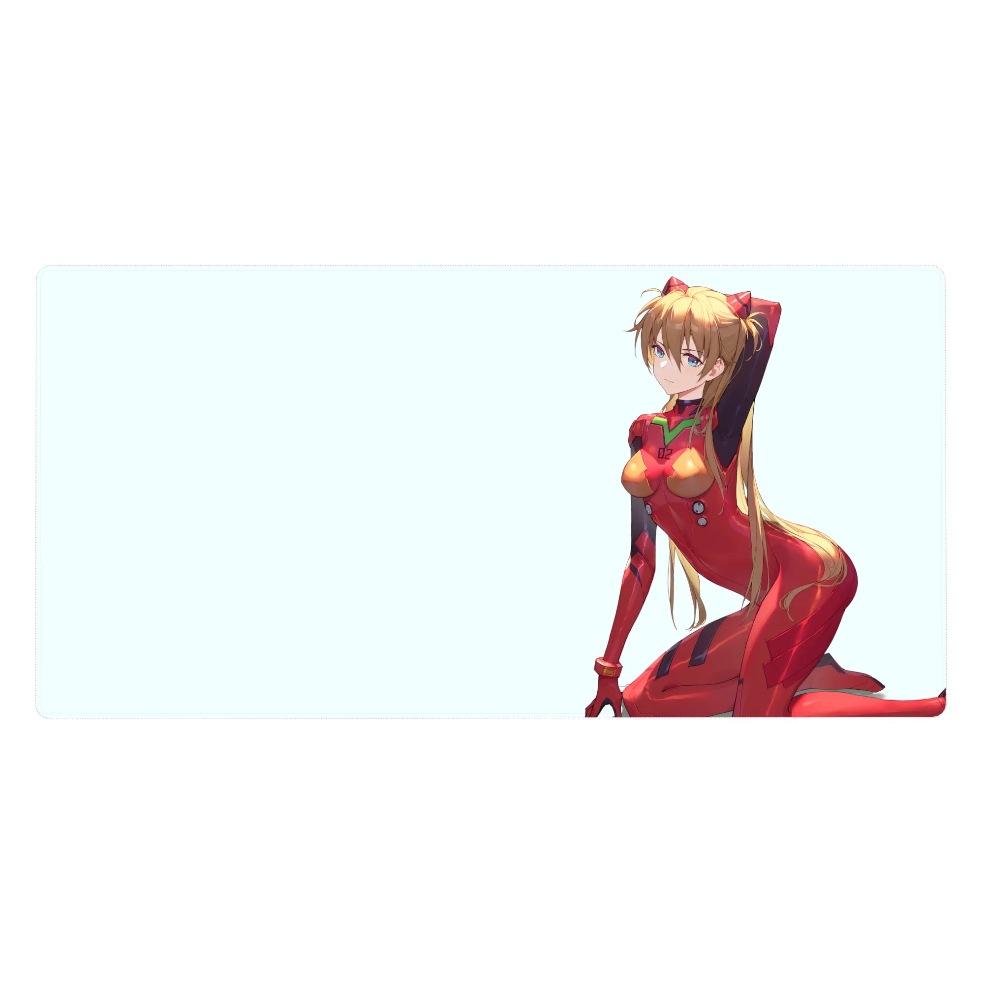 Evangelion - Anime Mouse Pad and Desk Pad - Minimalist Asuka Elegance - AniChan