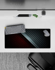 Abstract Deskmat | Mousepad | Deskpad - Carbon Precision - AniChan