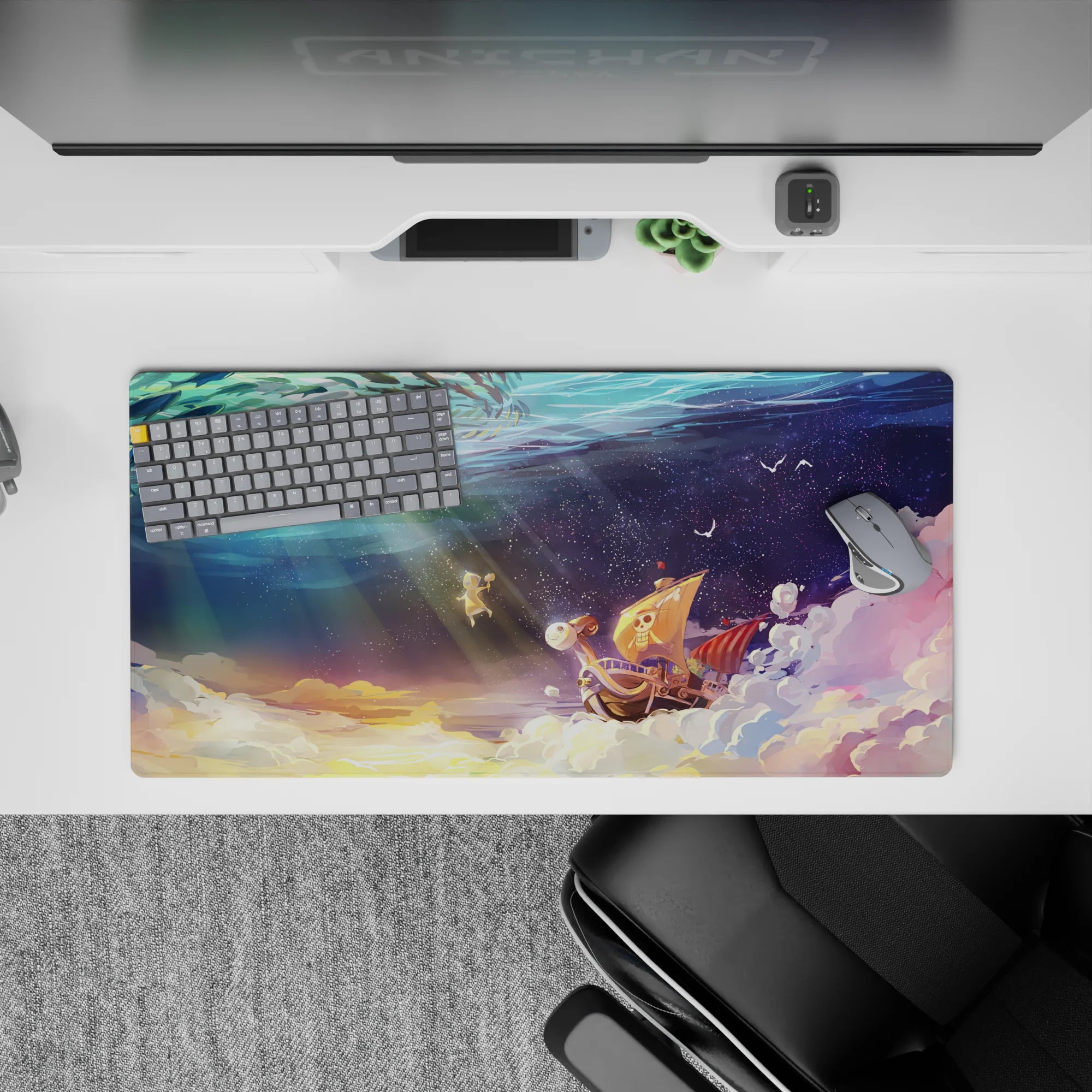 One Piece Deskmat | Mousepad | Deskpad - Dream Voyage of the Going Merry - AniChan