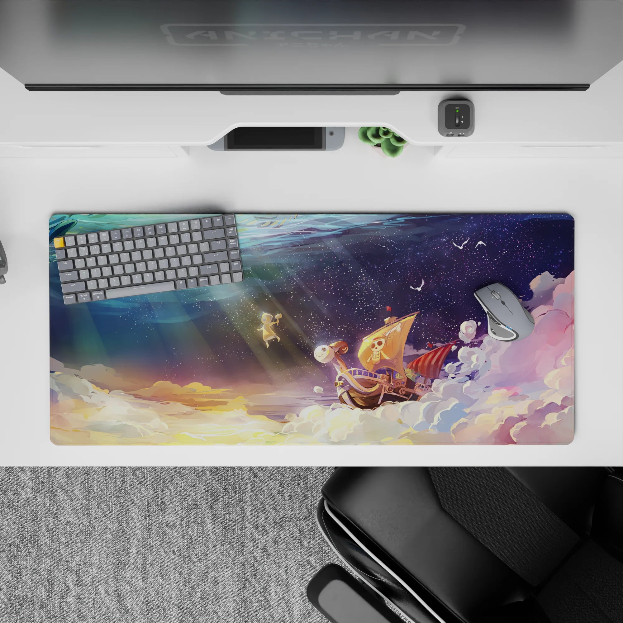 One Piece Deskmat | Mousepad | Deskpad - Dream Voyage of the Going Merry - AniChan