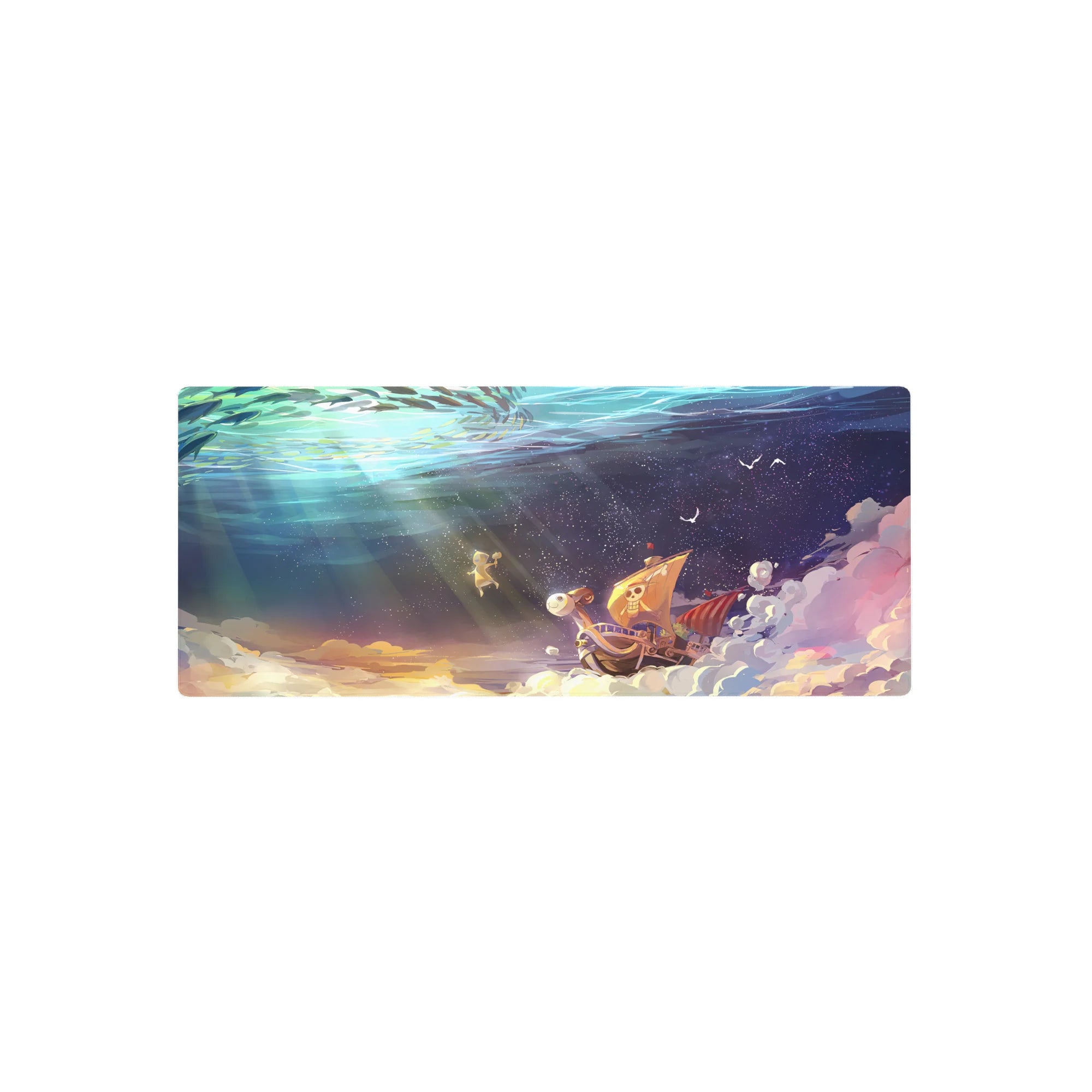 One Piece Deskmat | Mousepad | Deskpad - Dream Voyage of the Going Merry - AniChan