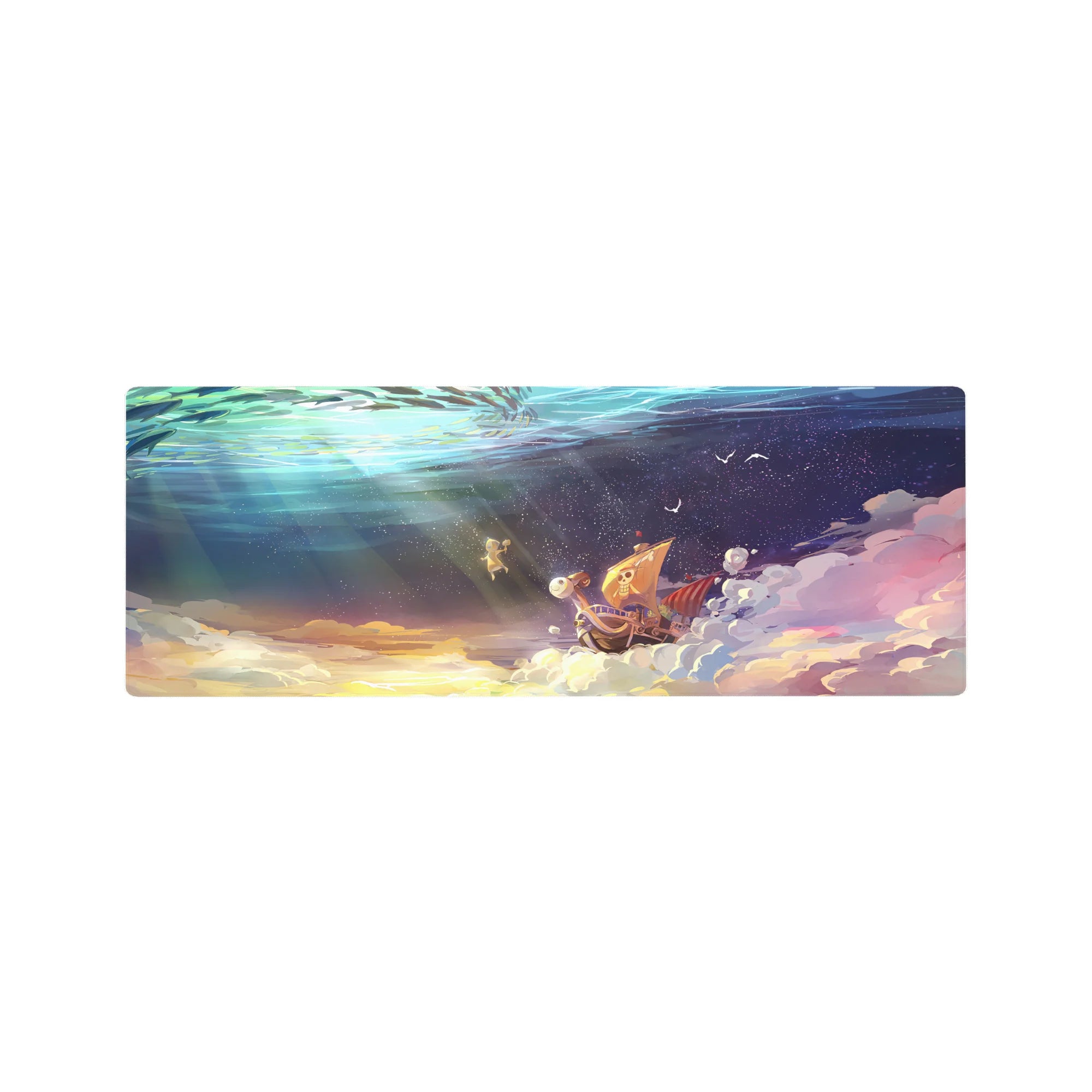 One Piece Deskmat | Mousepad | Deskpad - Dream Voyage of the Going Merry - AniChan