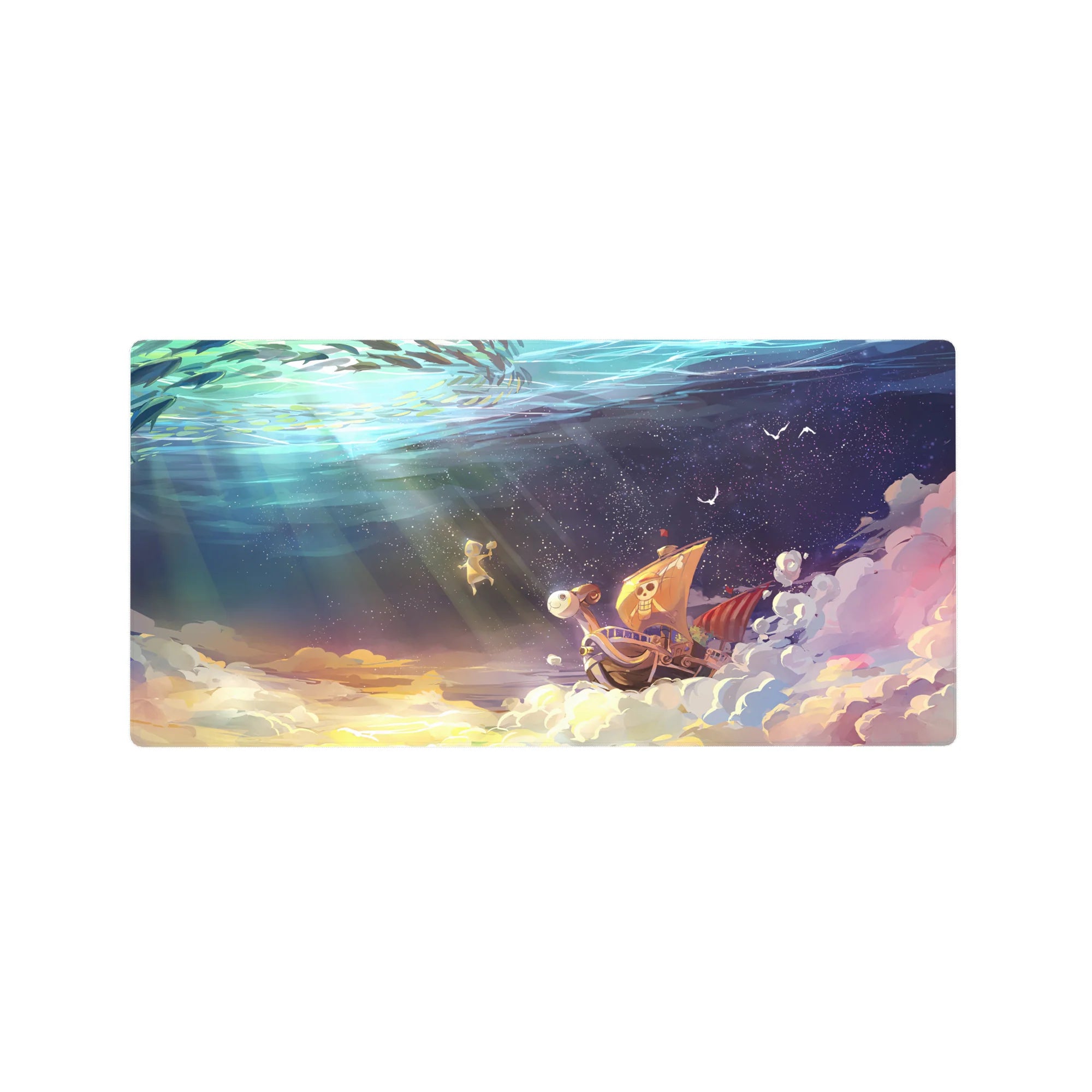 One Piece Deskmat | Mousepad | Deskpad - Dream Voyage of the Going Merry - AniChan