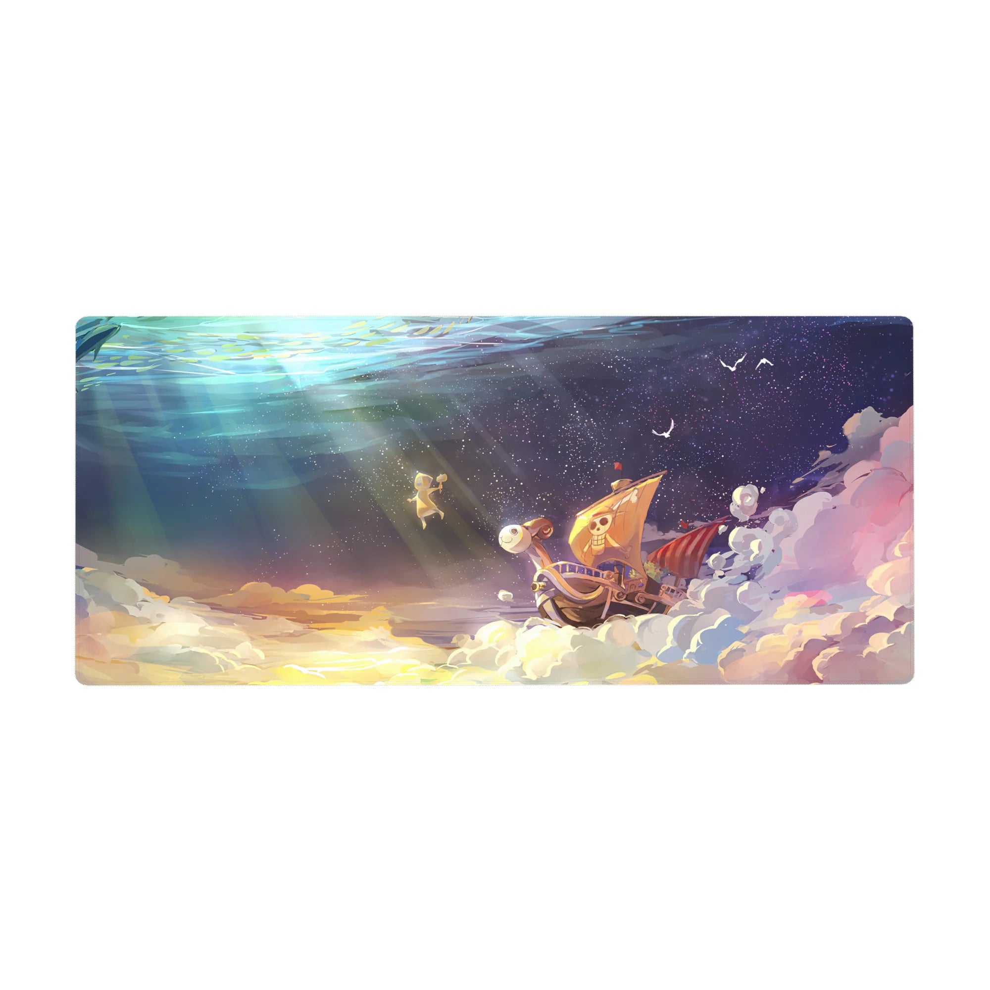 One Piece Deskmat | Mousepad | Deskpad - Dream Voyage of the Going Merry - AniChan