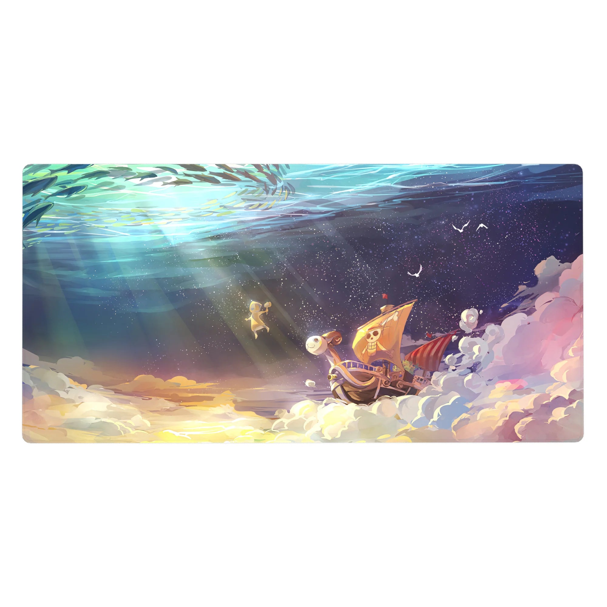 One Piece Deskmat | Mousepad | Deskpad - Dream Voyage of the Going Merry - AniChan