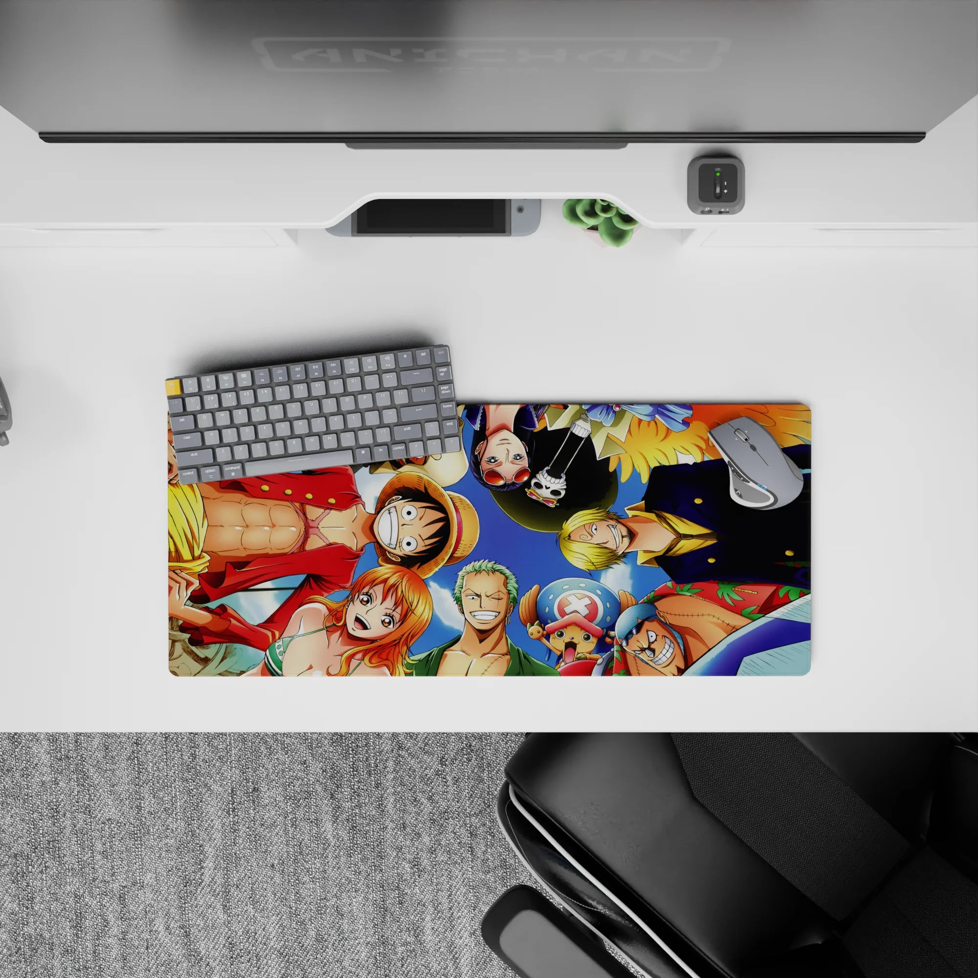 One Piece Deskmat | Mousepad | Deskpad - Straw Hat Crew Together - AniChan