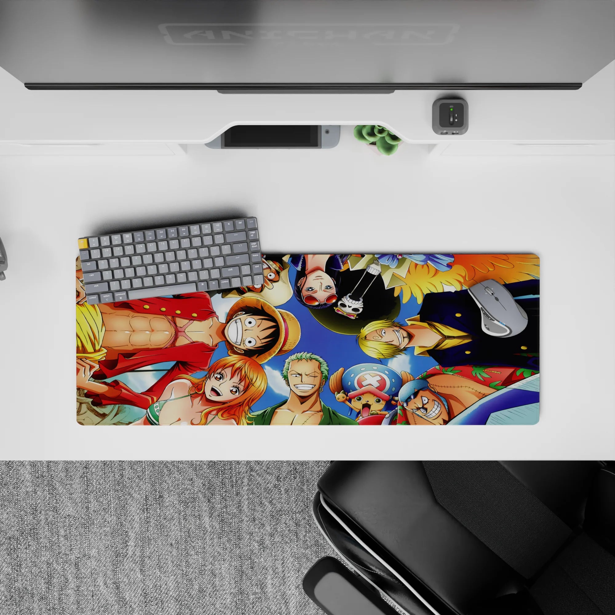 One Piece Deskmat | Mousepad | Deskpad - Straw Hat Crew Together - AniChan