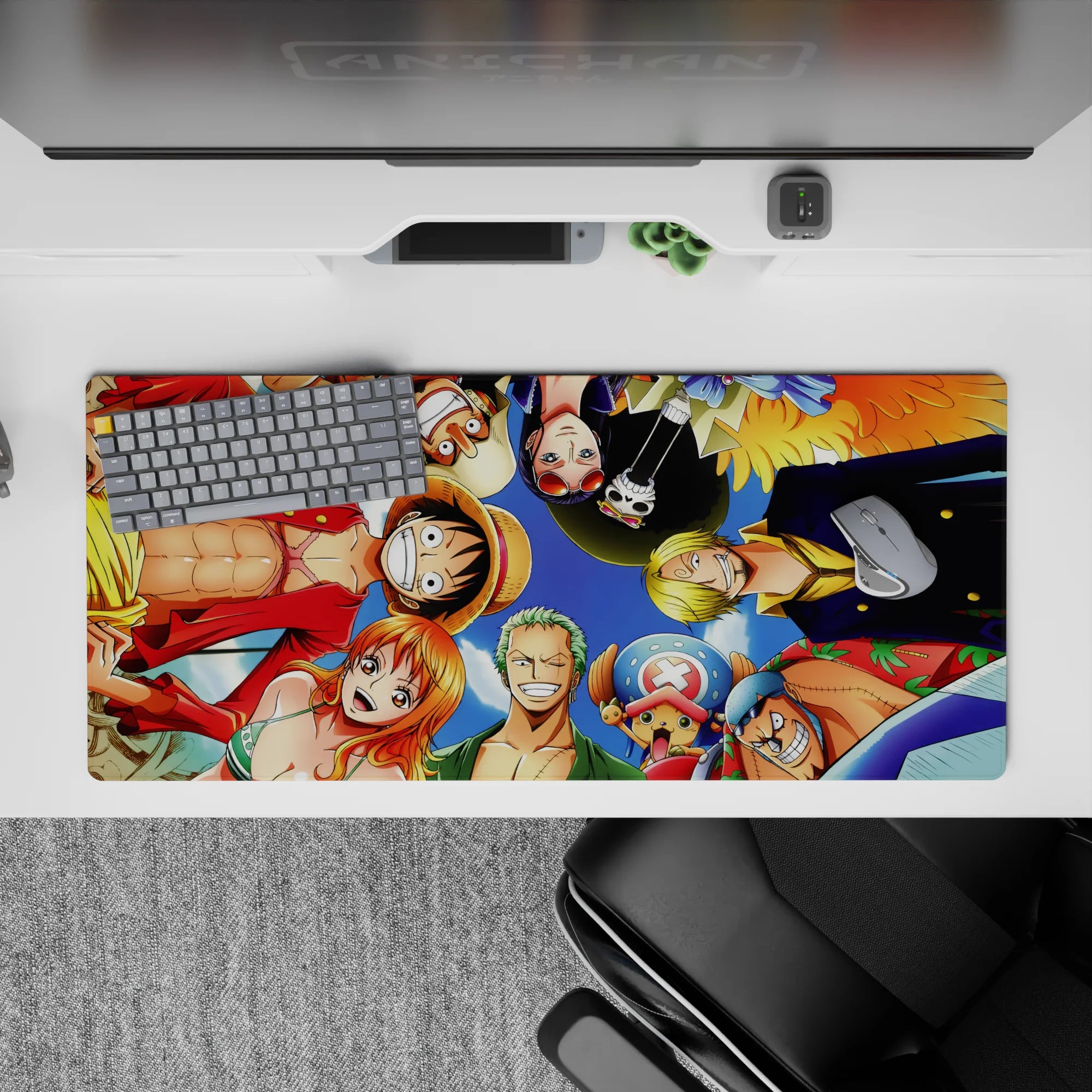 One Piece Deskmat | Mousepad | Deskpad - Straw Hat Crew Together - AniChan