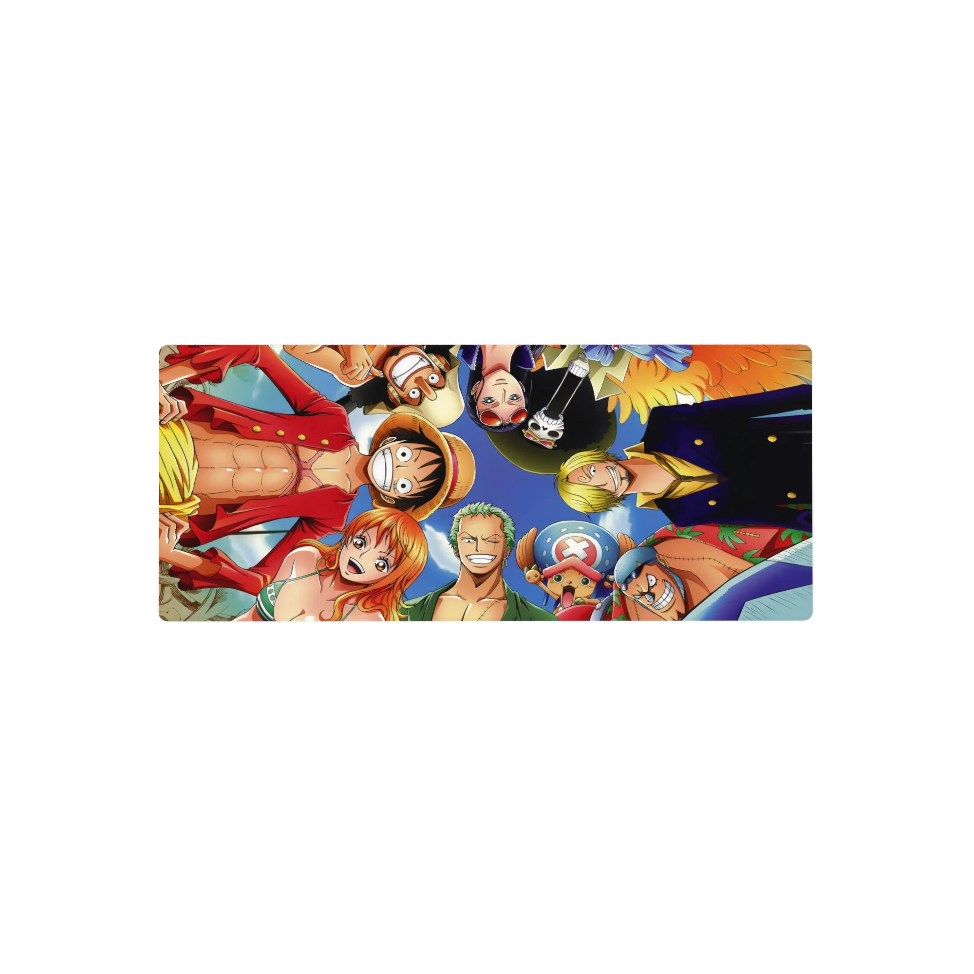 One Piece Deskmat | Mousepad | Deskpad - Straw Hat Crew Together - AniChan