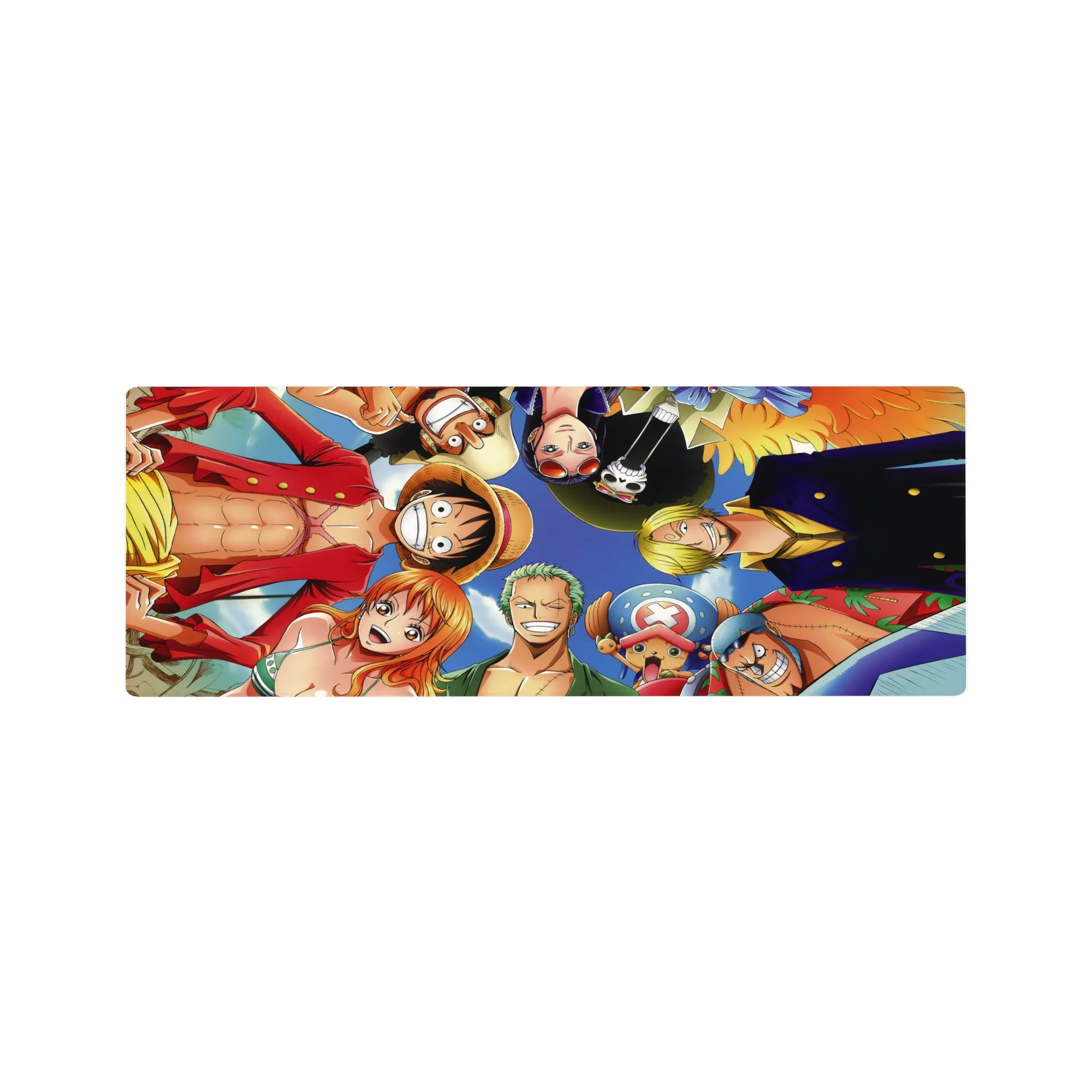 One Piece Deskmat | Mousepad | Deskpad - Straw Hat Crew Together - AniChan