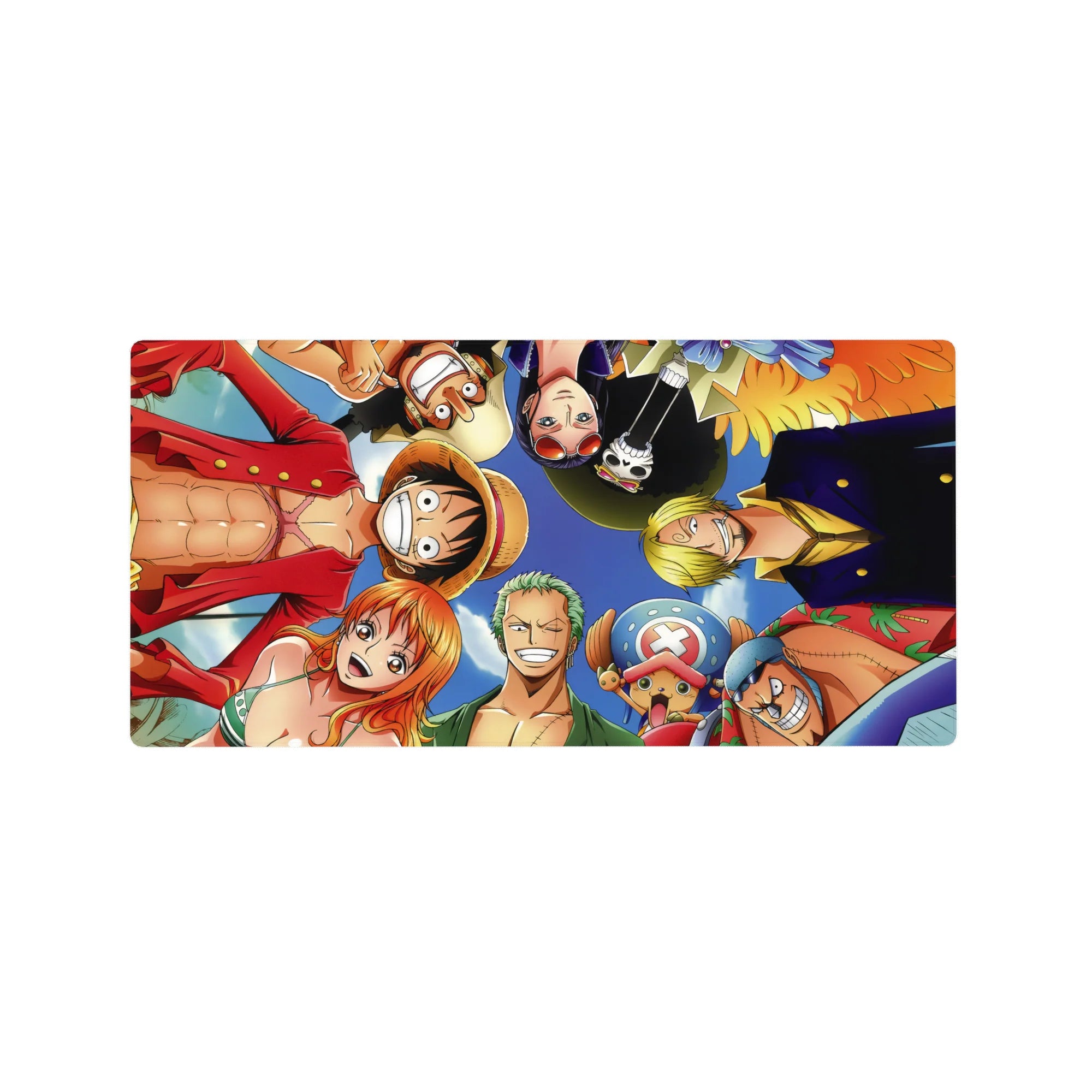 One Piece Deskmat | Mousepad | Deskpad - Straw Hat Crew Together - AniChan