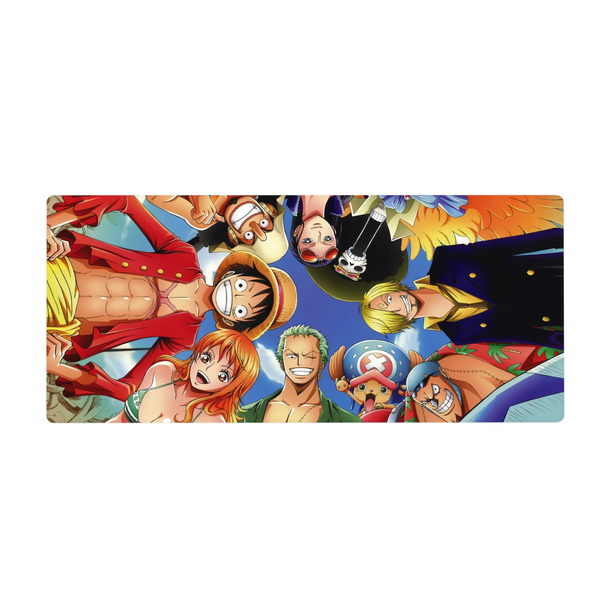 One Piece Deskmat | Mousepad | Deskpad - Straw Hat Crew Together - AniChan