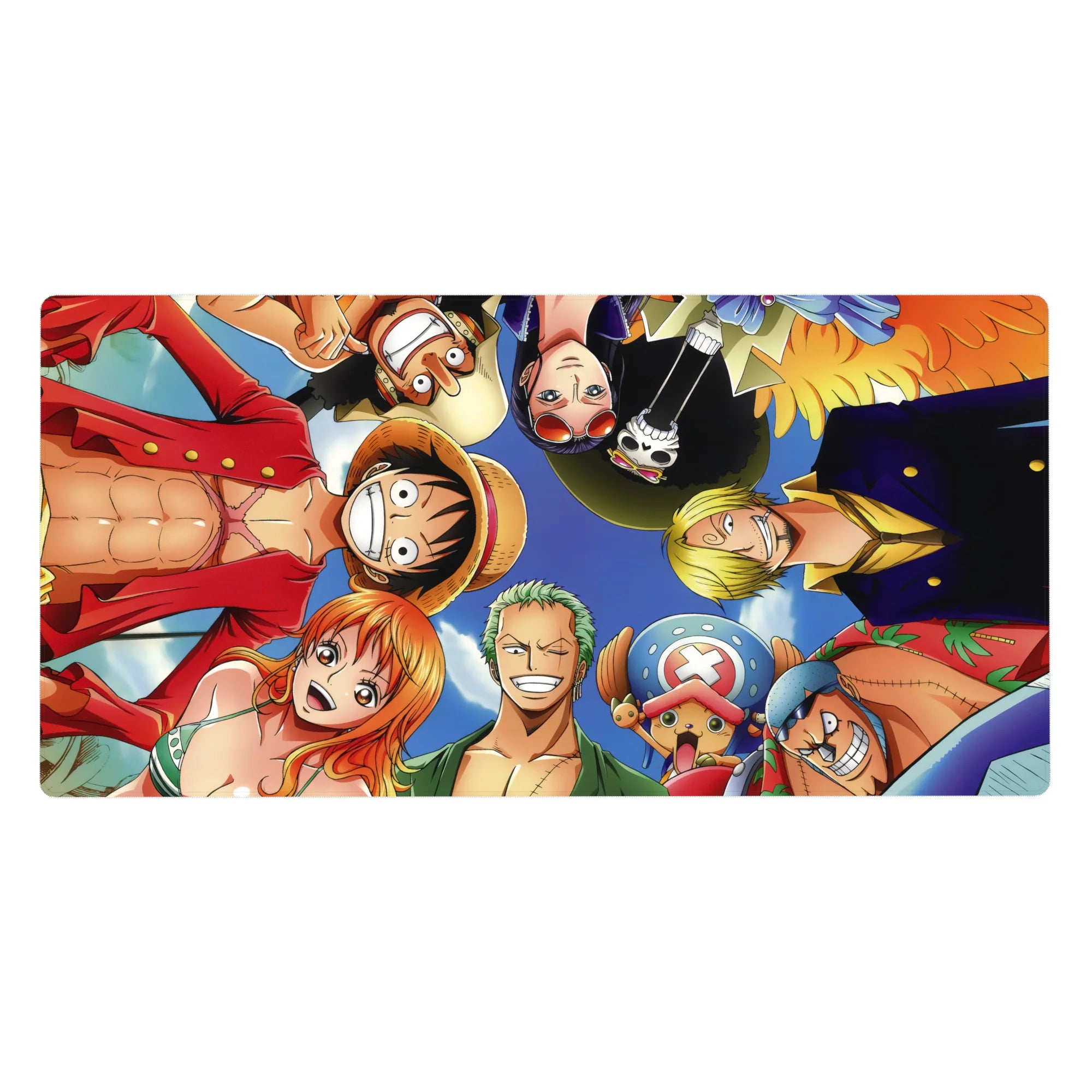 One Piece Deskmat | Mousepad | Deskpad - Straw Hat Crew Together - AniChan