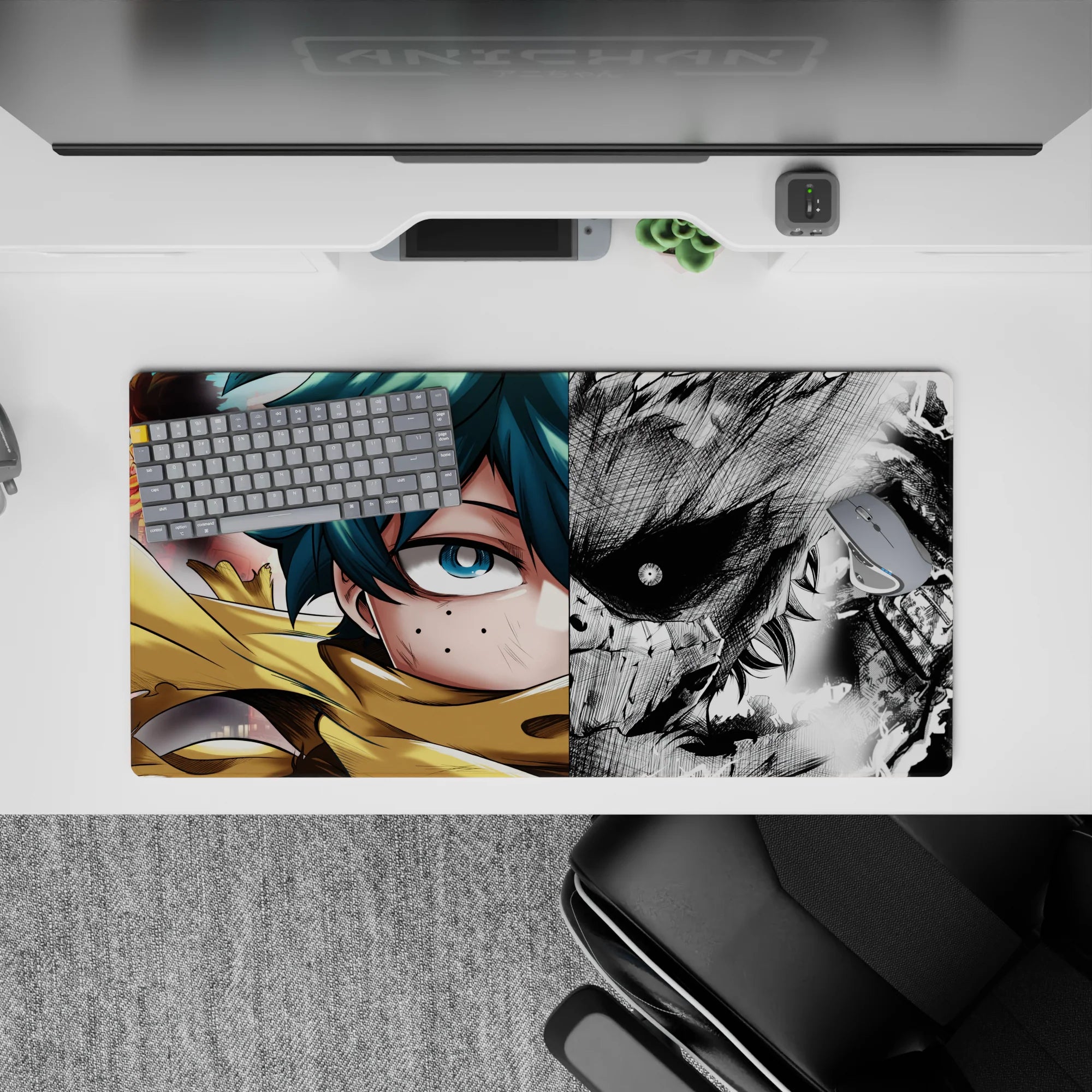 My Hero Academia Deskmat | Mousepad | Deskpad - Light and Shadow - AniChan