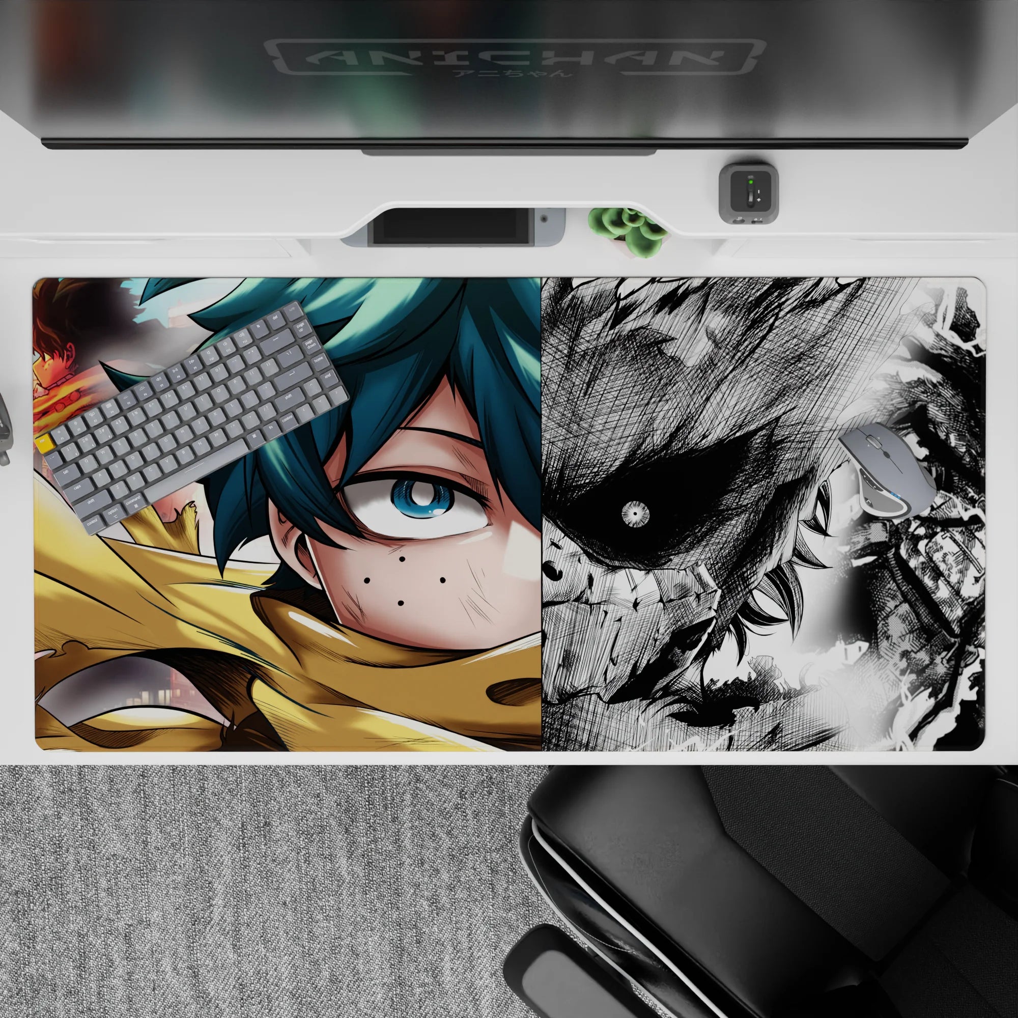 My Hero Academia Deskmat | Mousepad | Deskpad - Light and Shadow - AniChan