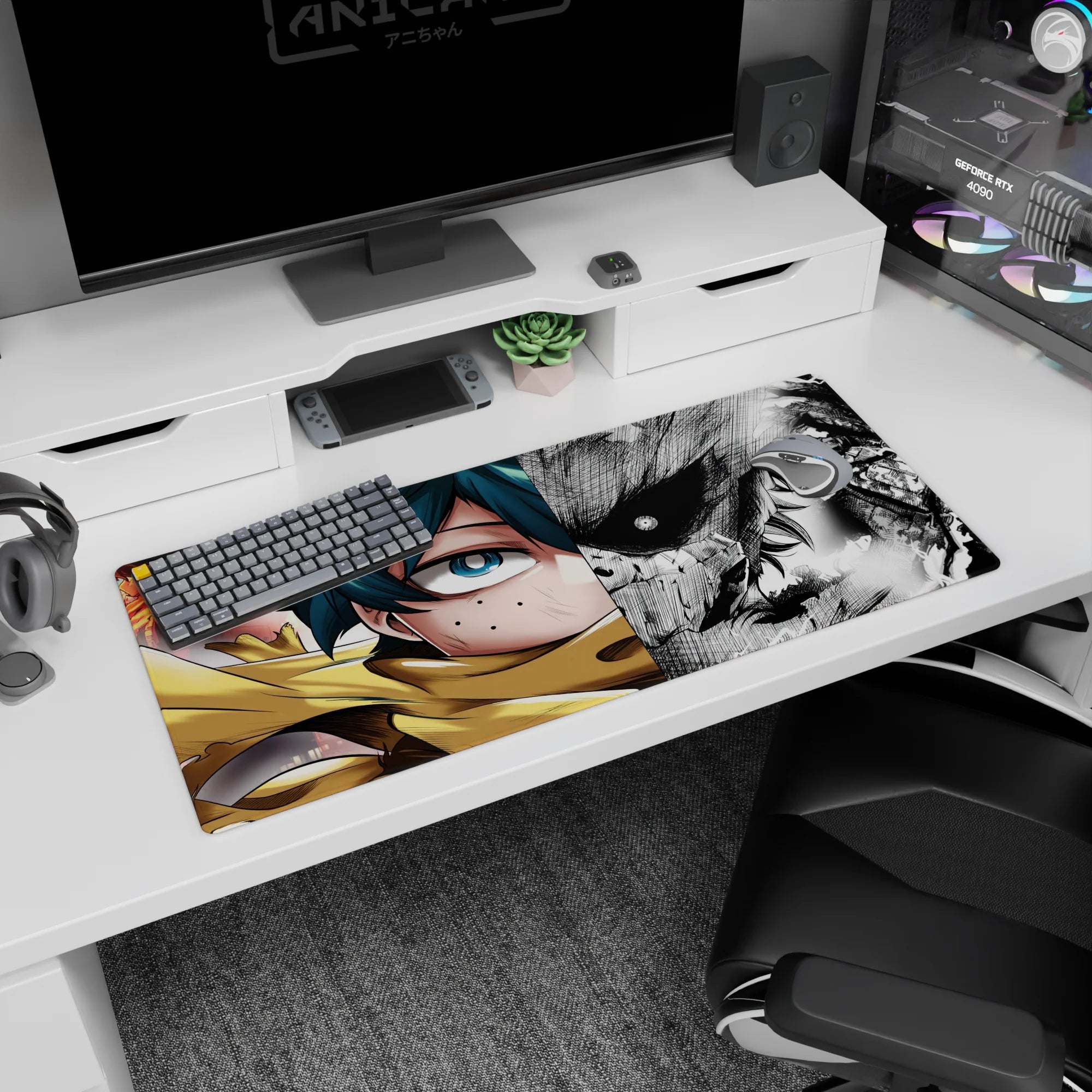 My Hero Academia Deskmat | Mousepad | Deskpad - Light and Shadow - AniChan