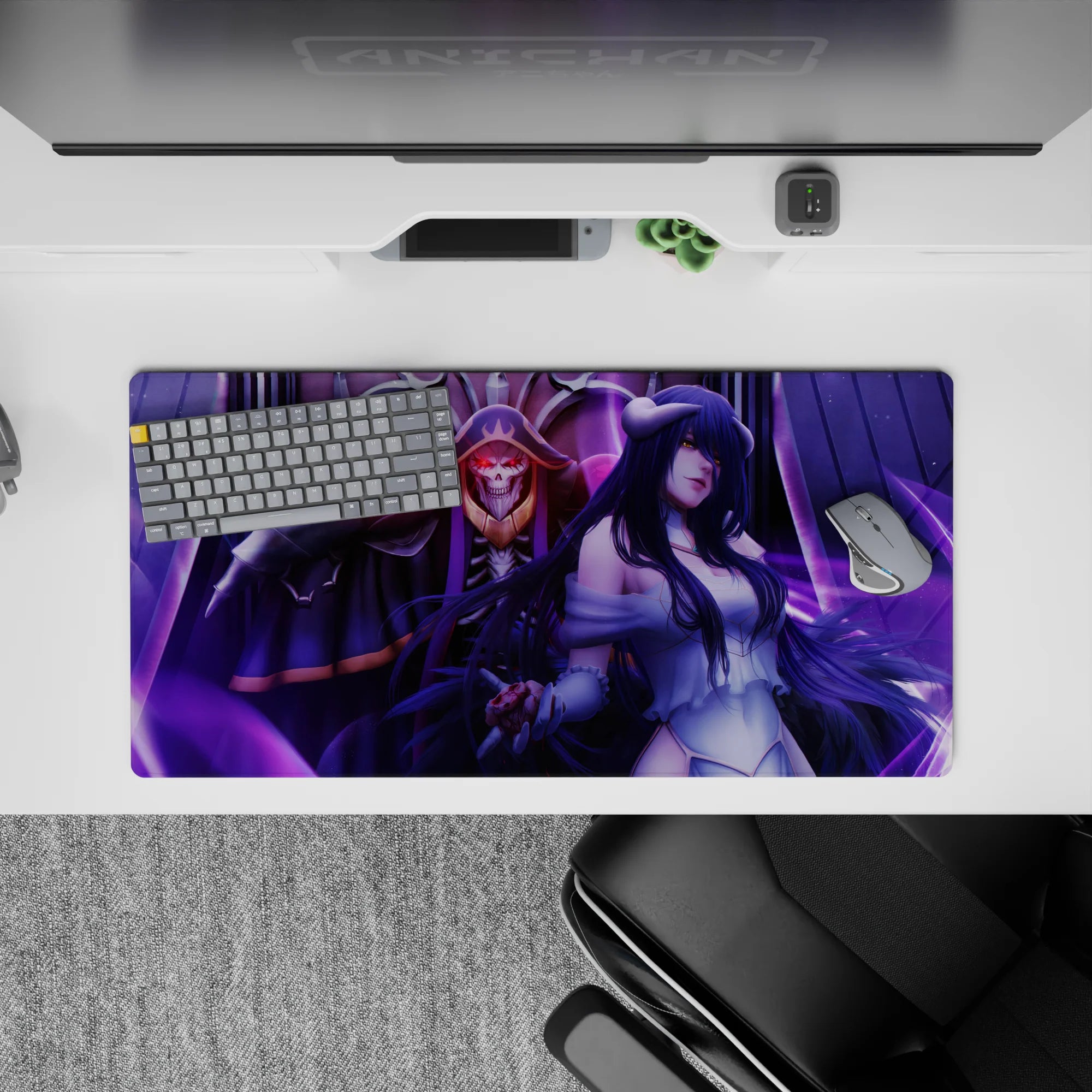 Overlord Deskmat | Mousepad | Deskpad - Dark Rulers of Nazarick - AniChan