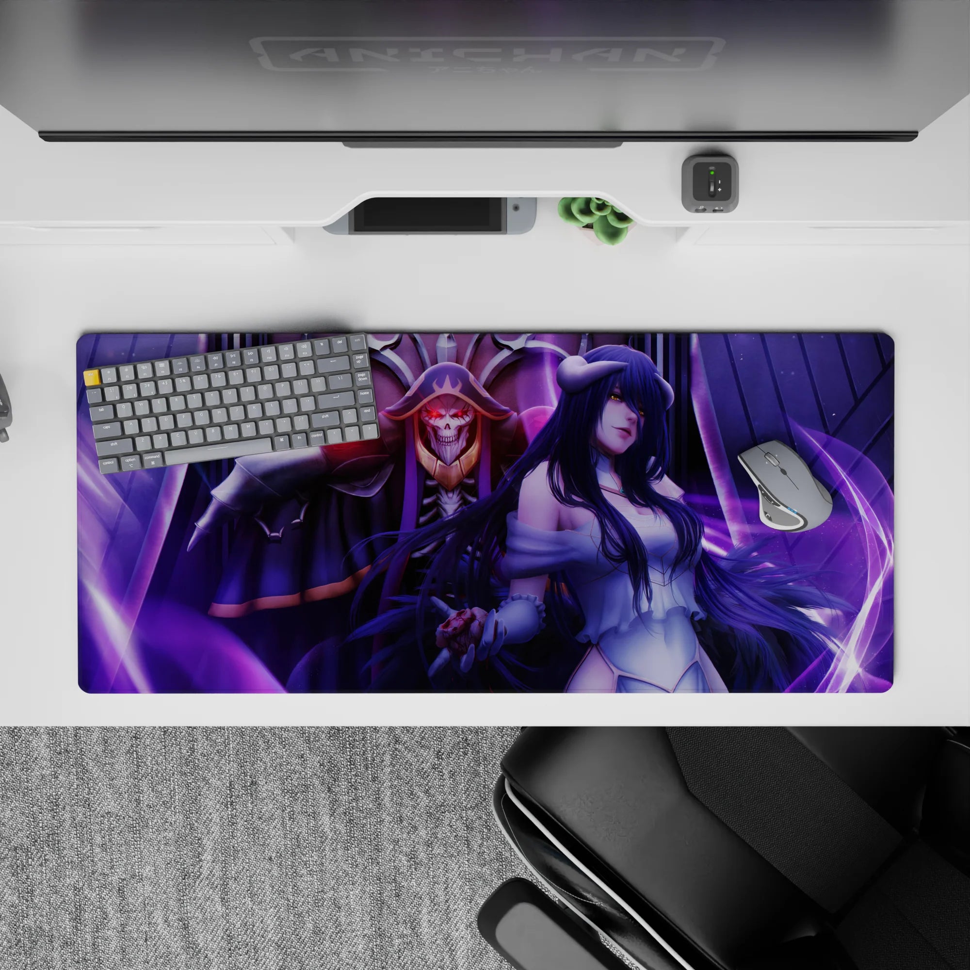 Overlord Deskmat | Mousepad | Deskpad - Dark Rulers of Nazarick - AniChan