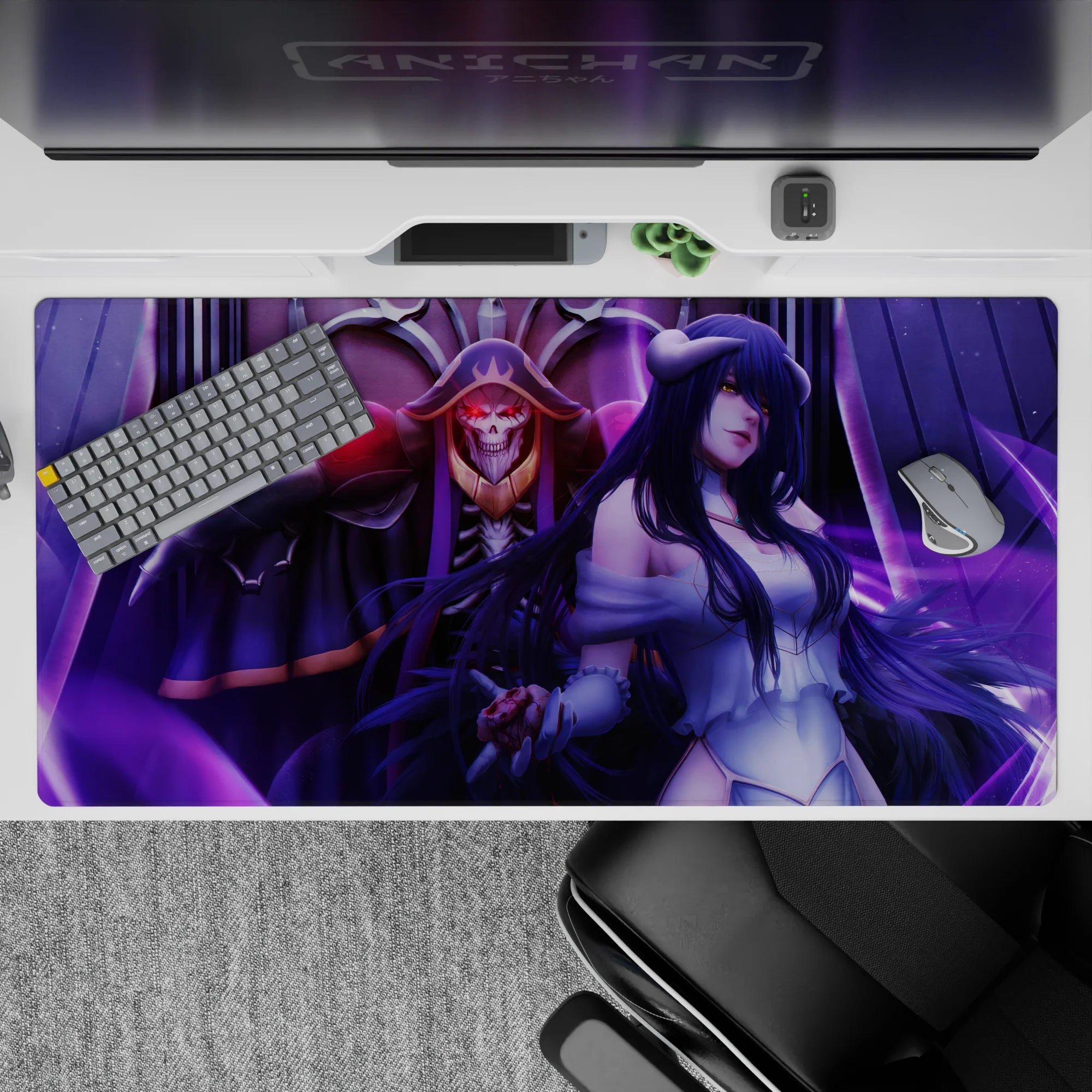 Overlord Deskmat | Mousepad | Deskpad - Dark Rulers of Nazarick - AniChan