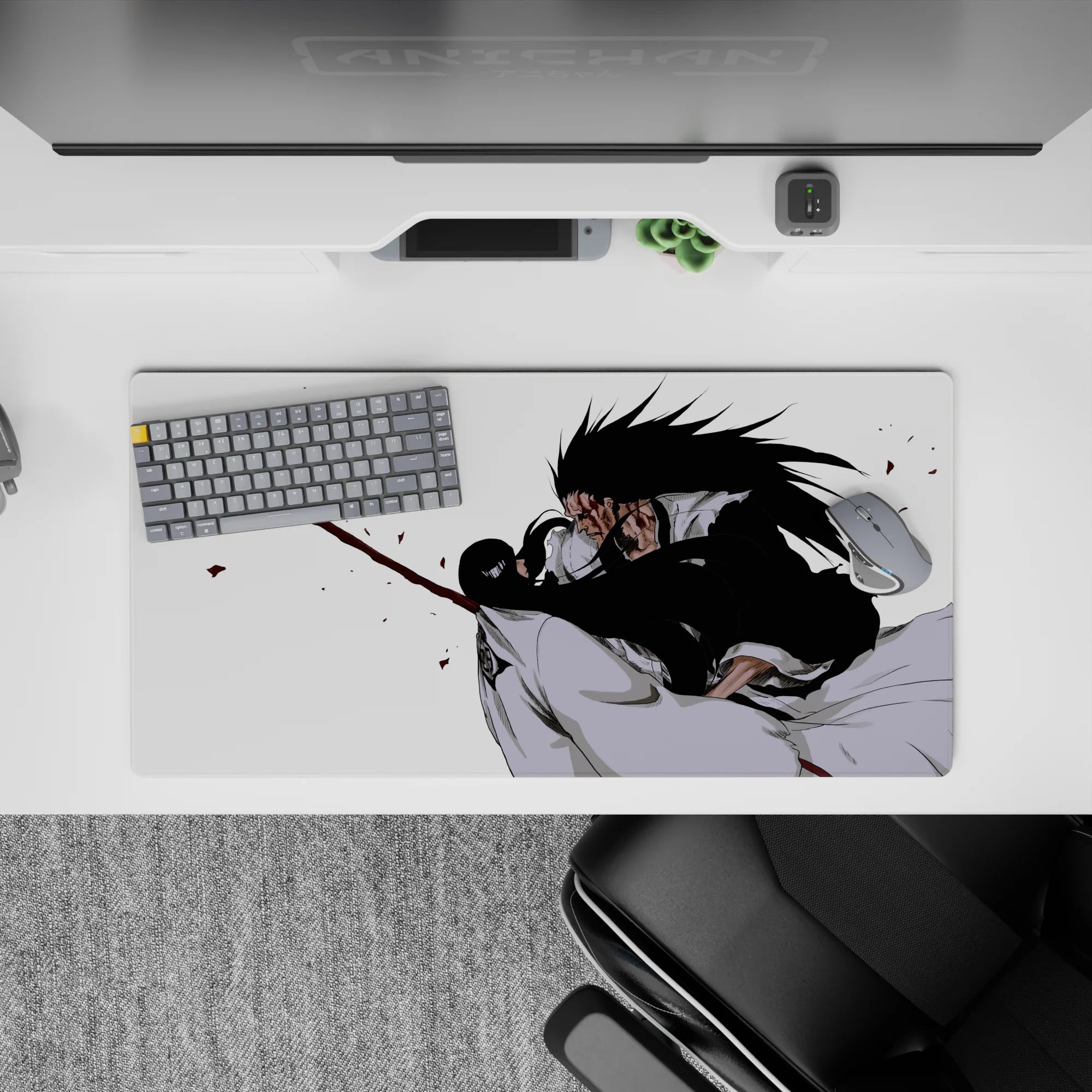 Bleach - Anime Mouse Pad and Desk Pad - Bloodstained Resolve - AniChan