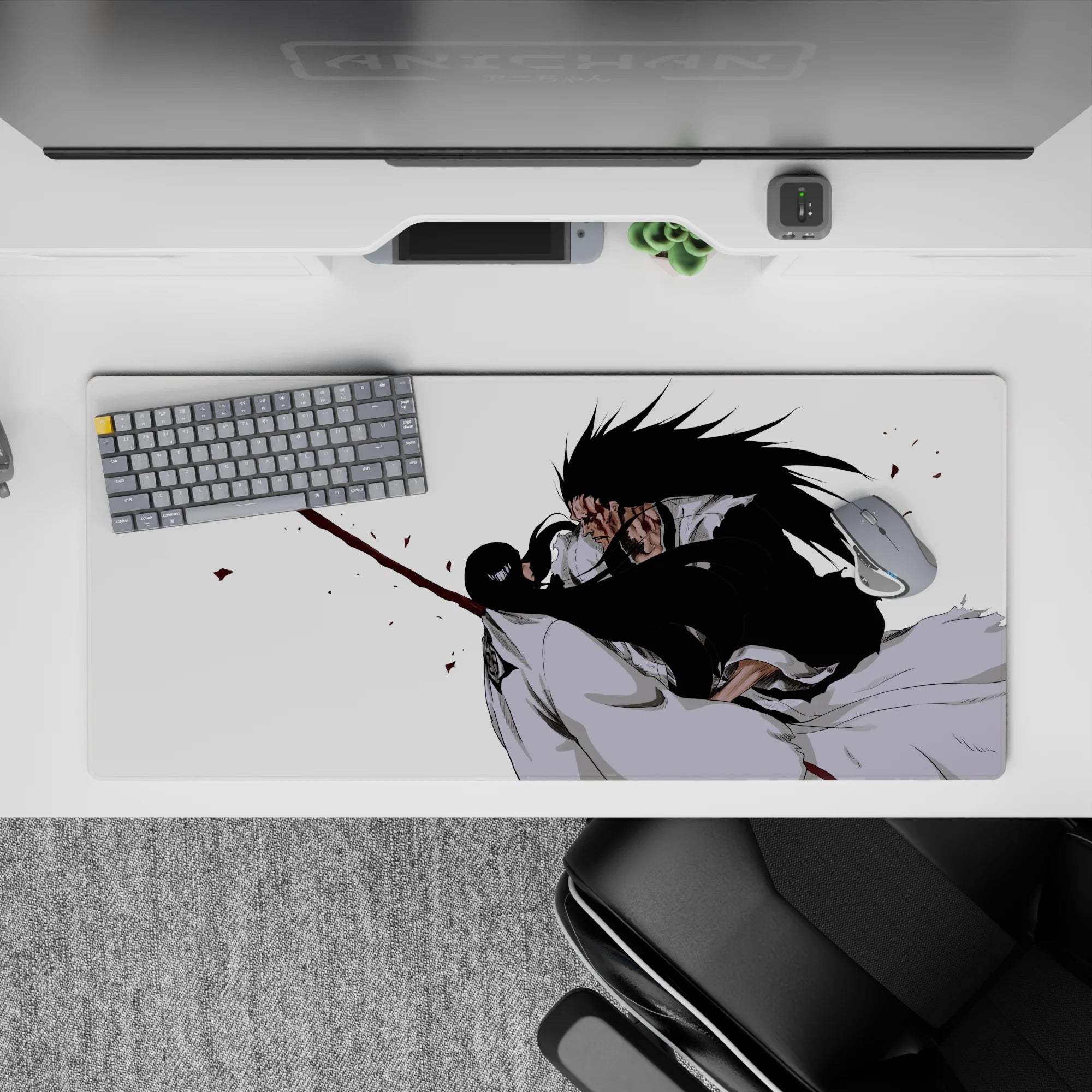 Bleach - Anime Mouse Pad and Desk Pad - Bloodstained Resolve - AniChan