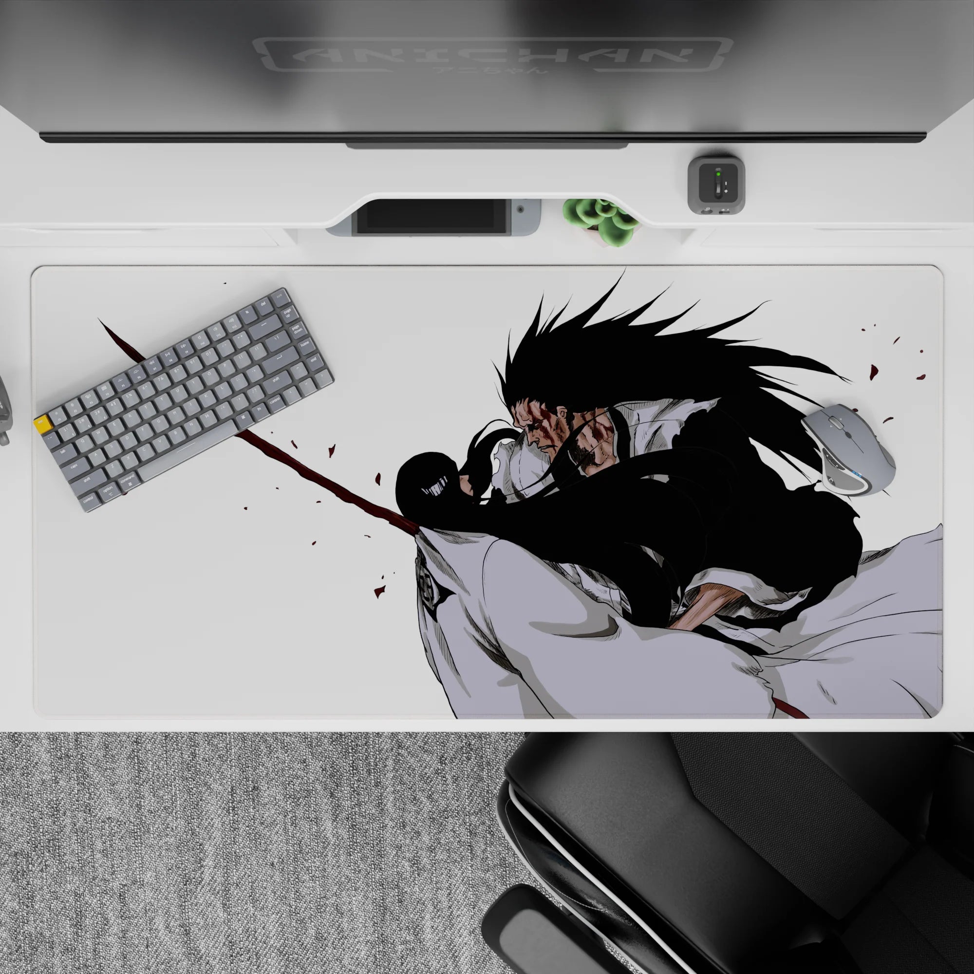 Bleach - Anime Mouse Pad and Desk Pad - Bloodstained Resolve - AniChan