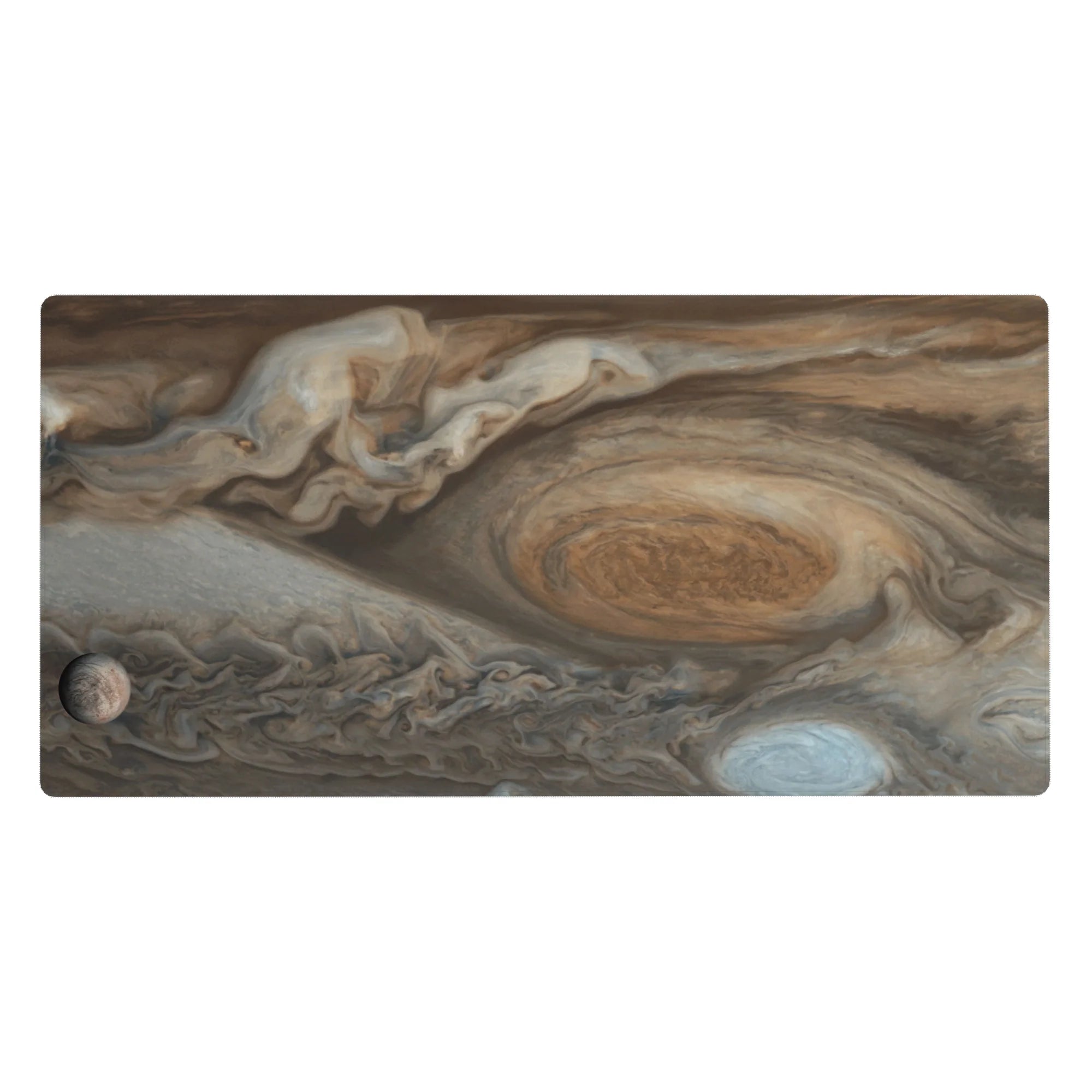 Elegant marbled desk pad 40x20 inches with swirls of caramel, gray, and cream for stylish workspace décor.