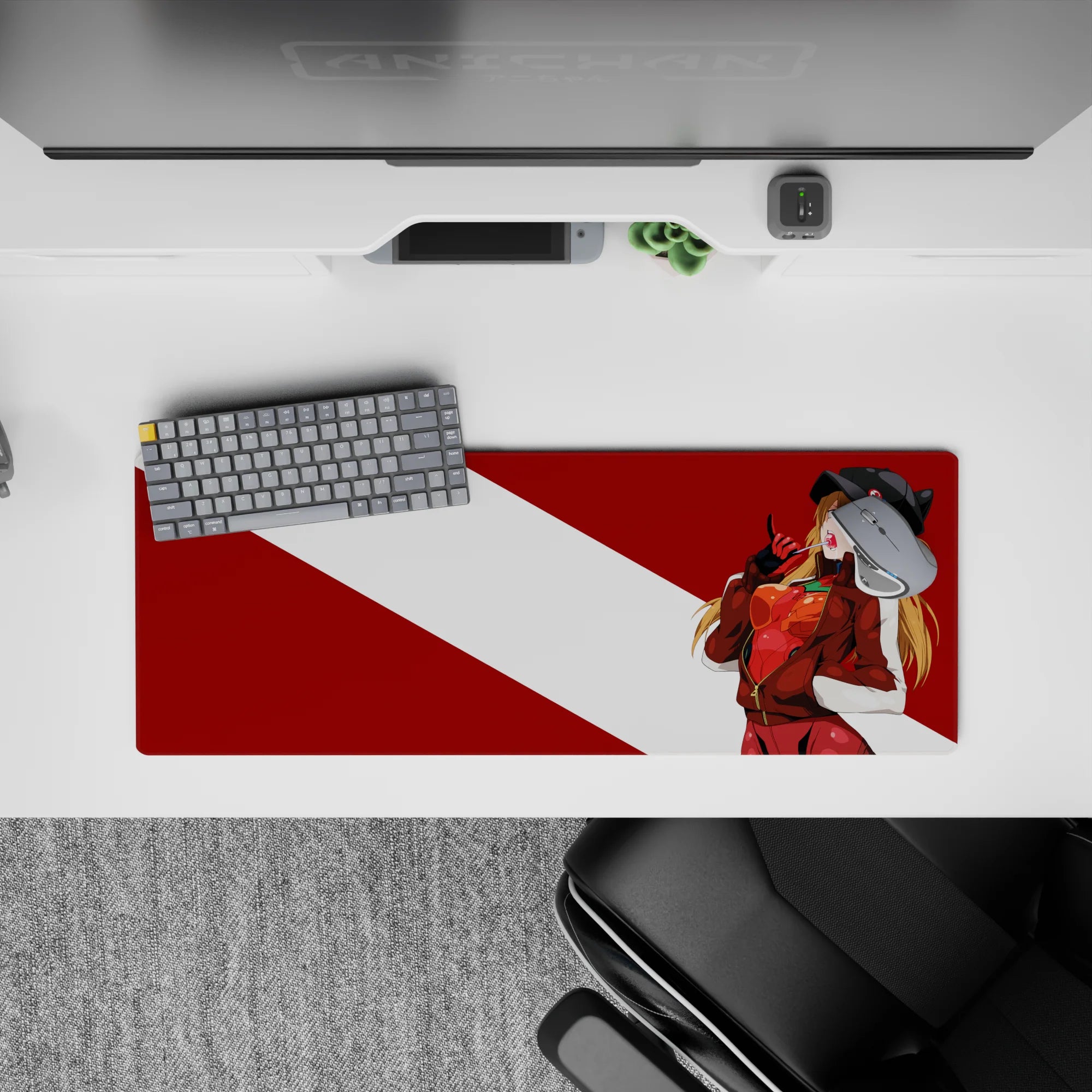 Evangelion - Anime Mouse Pad and Desk Pad - Asuka Rebel Mode - AniChan