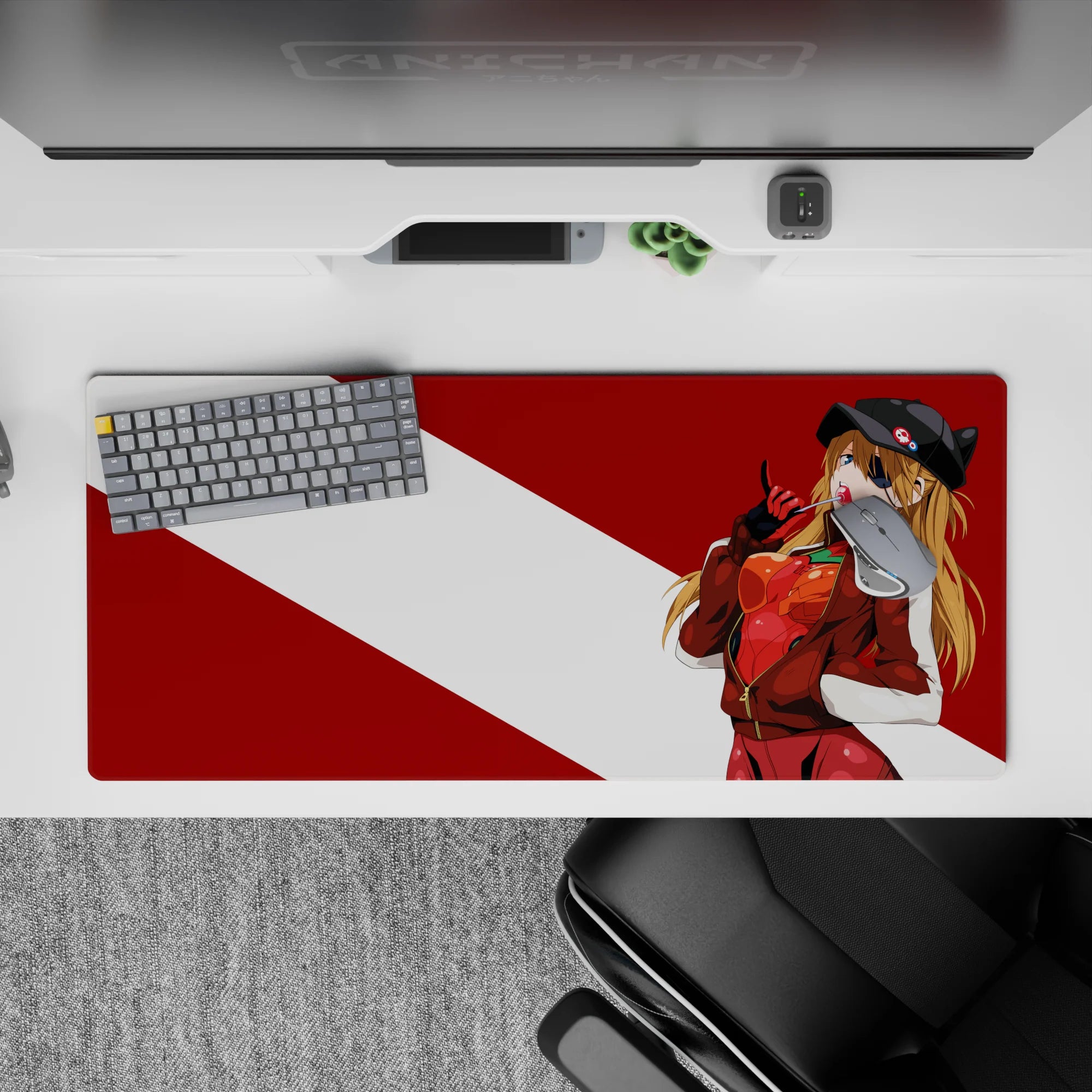 Evangelion - Anime Mouse Pad and Desk Pad - Asuka Rebel Mode - AniChan