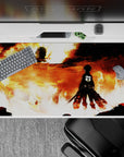 Attack on Titan - Anime Mouse Pad and Desk Pad - Burning Vengeance - AniChan