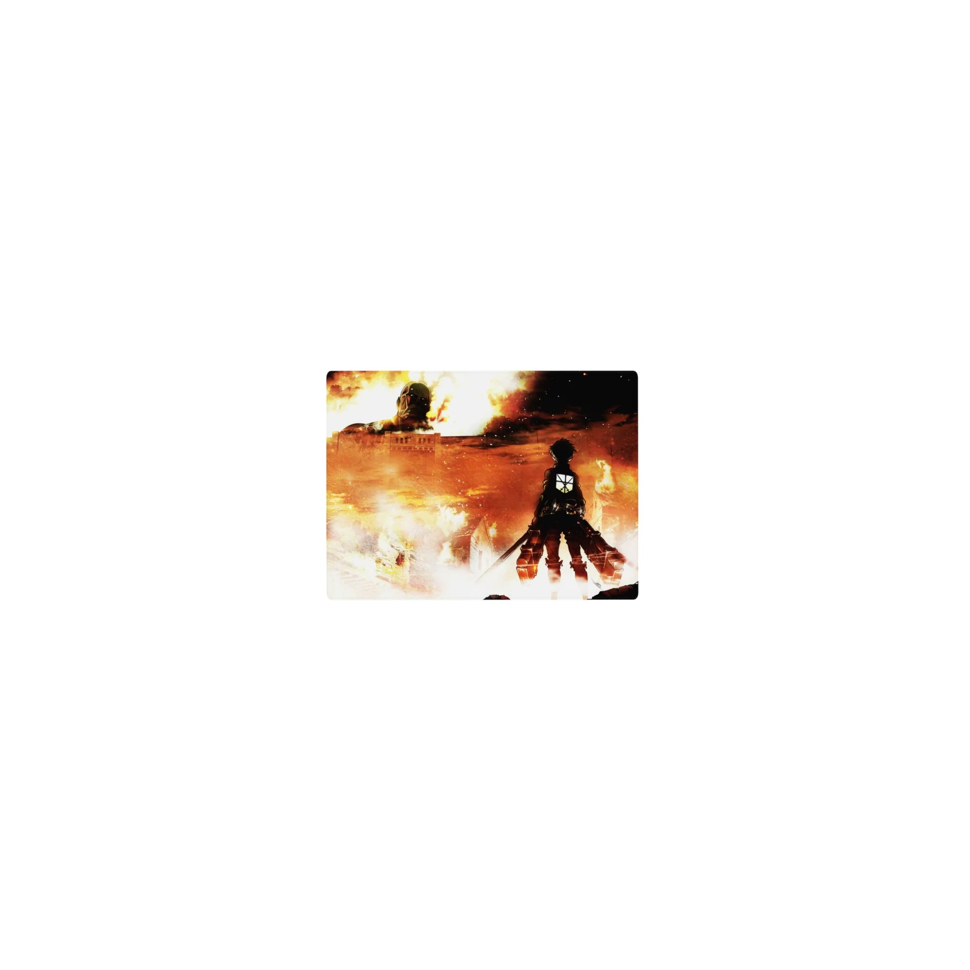 Attack on Titan - Anime Mouse Pad and Desk Pad - Burning Vengeance - AniChan