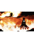 Attack on Titan - Anime Mouse Pad and Desk Pad - Burning Vengeance - AniChan