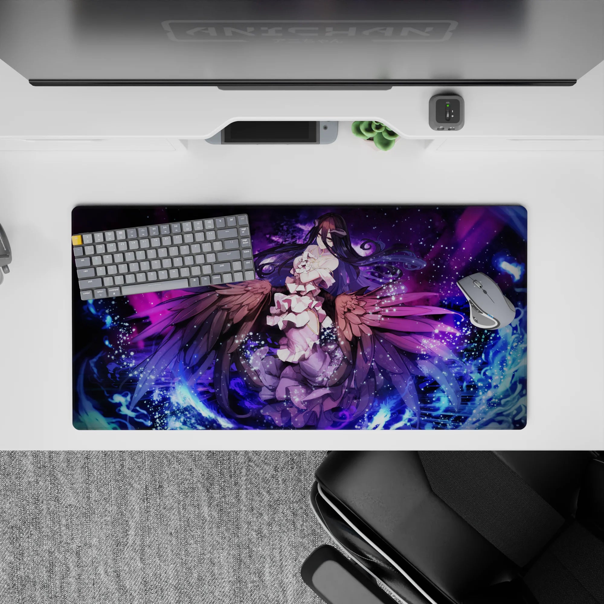 Overlord Deskmat | Mousepad | Deskpad - Wings of the Overseer - AniChan