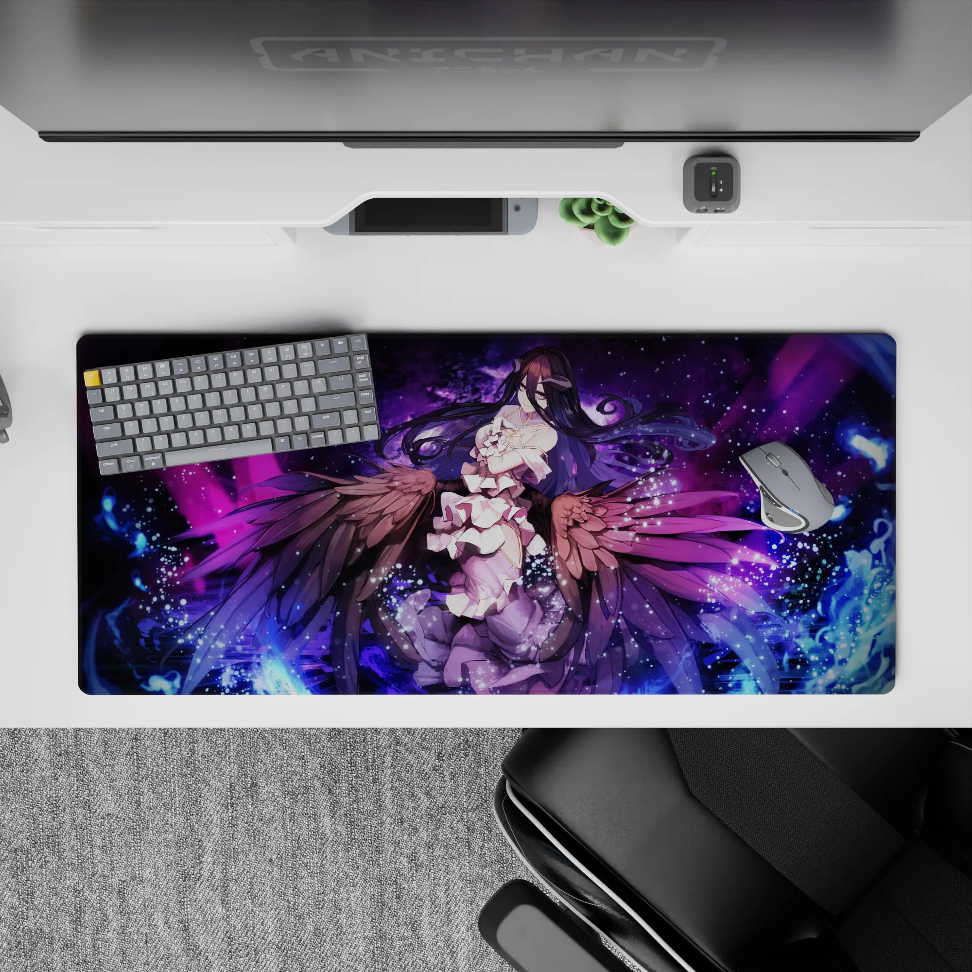 Overlord Deskmat | Mousepad | Deskpad - Wings of the Overseer - AniChan