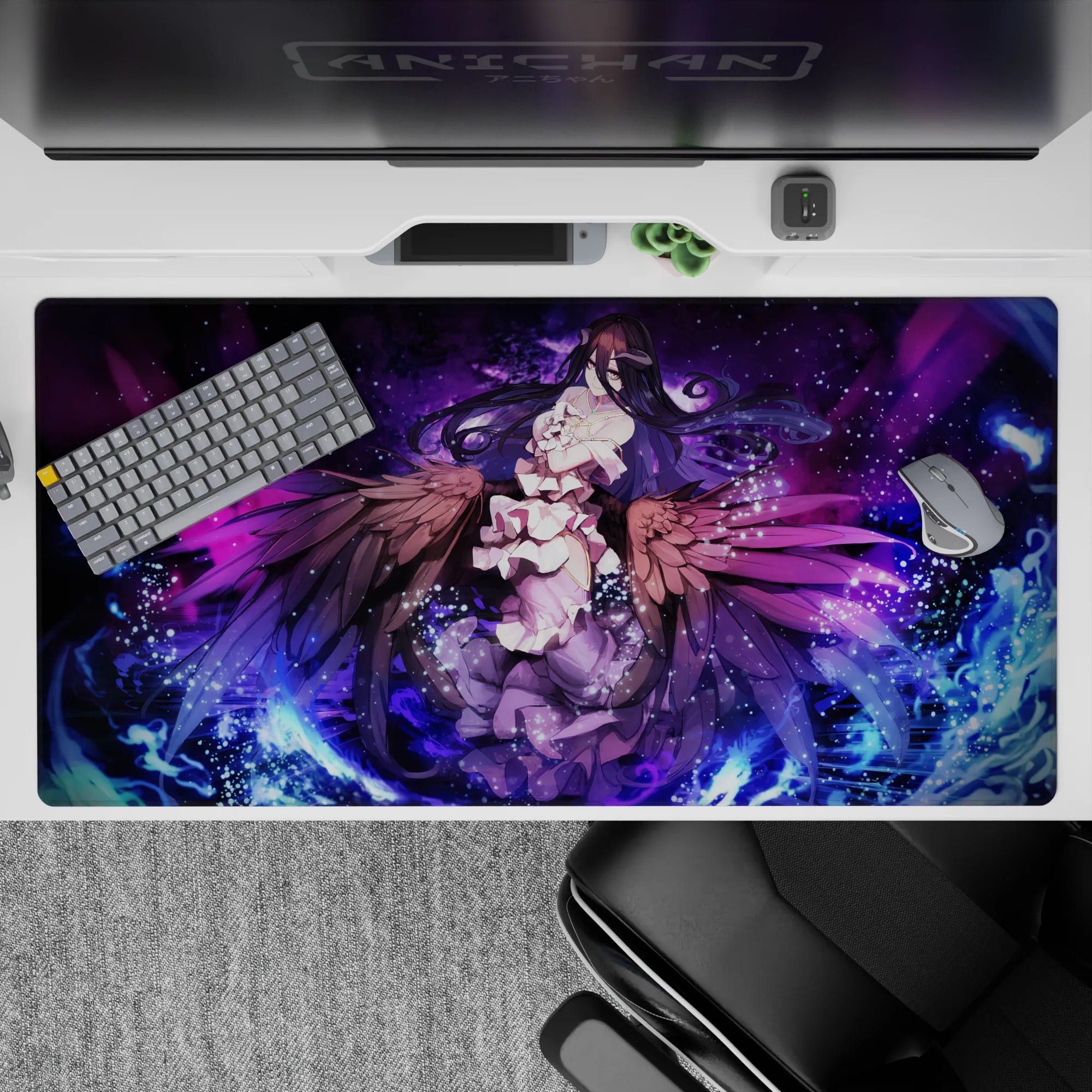 Overlord Deskmat | Mousepad | Deskpad - Wings of the Overseer - AniChan