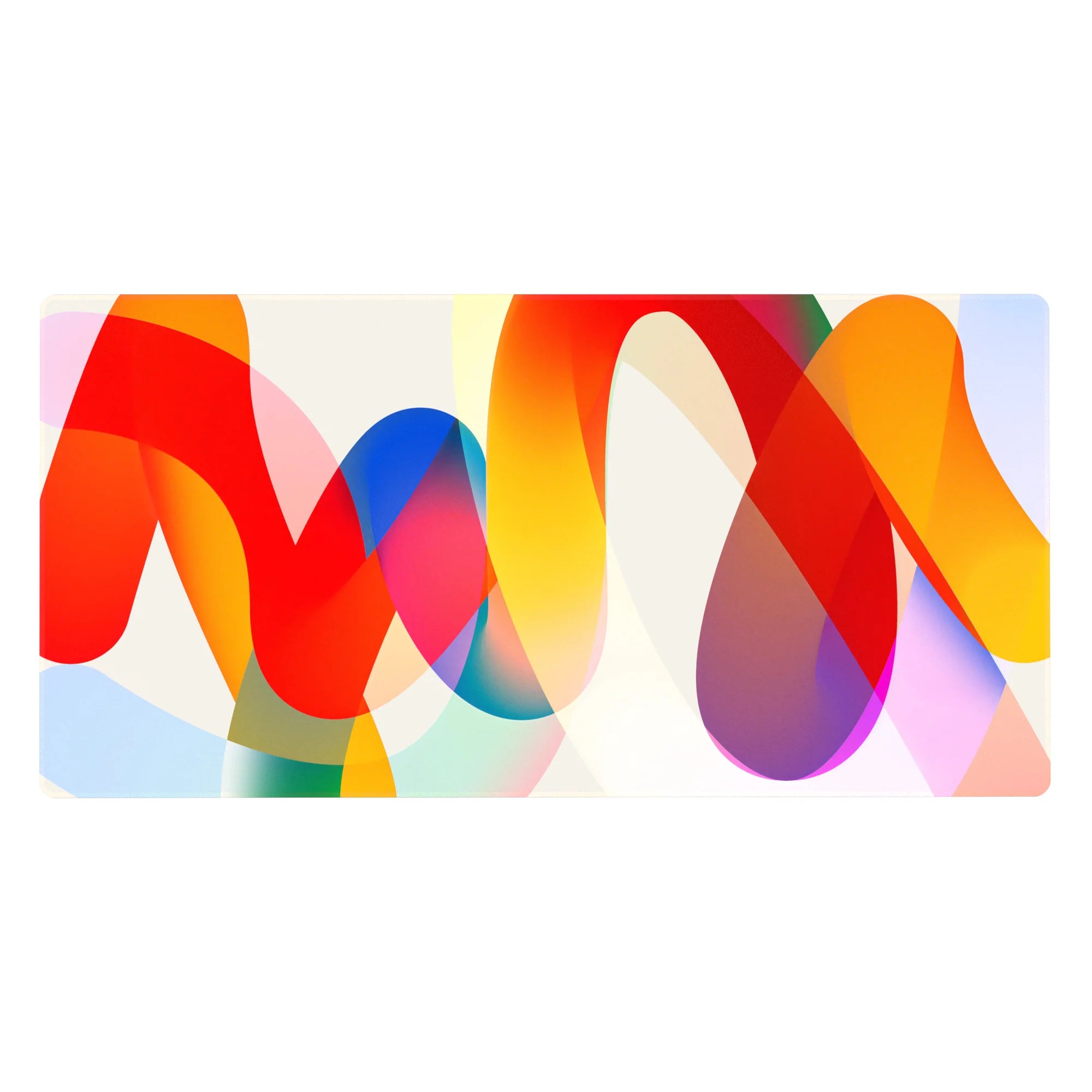 Abstract Deskmat | Mousepad | Deskpad - Color Waves - AniChan