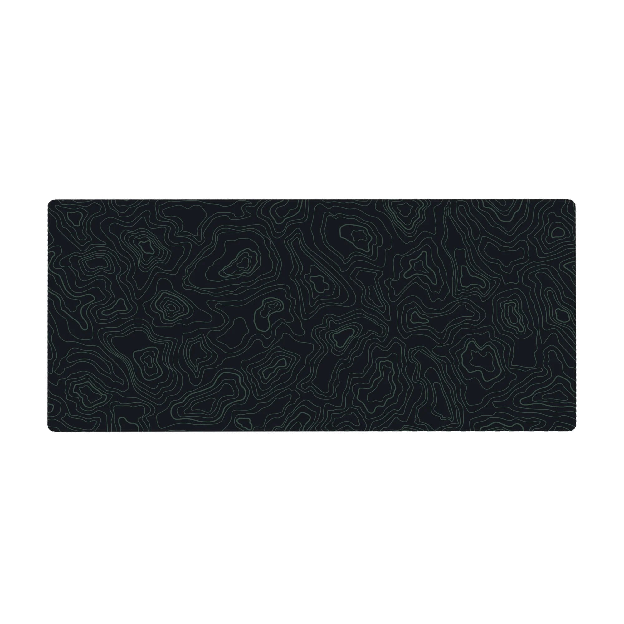 Topographic (Topo) Deskmat | Mousepad | Deskpad - Midnight Contours - AniChan