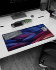 Abstract Deskmat | Mousepad | Deskpad - Fiber Flow - AniChan