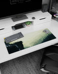 Fantasy Landscapes Deskmat | Mousepad | Deskpad - Sacred Cliff Shrine