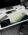 Fantasy Landscapes Deskmat | Mousepad | Deskpad - Sacred Cliff Shrine