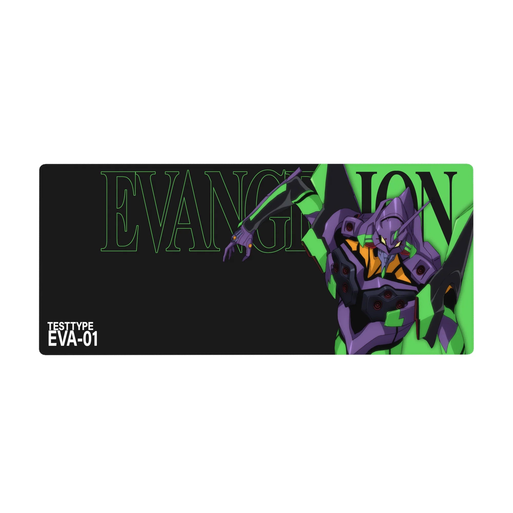 Evangelion - Anime Mouse Pad and Desk Pad - Neon EVA-01 Impact - AniChan