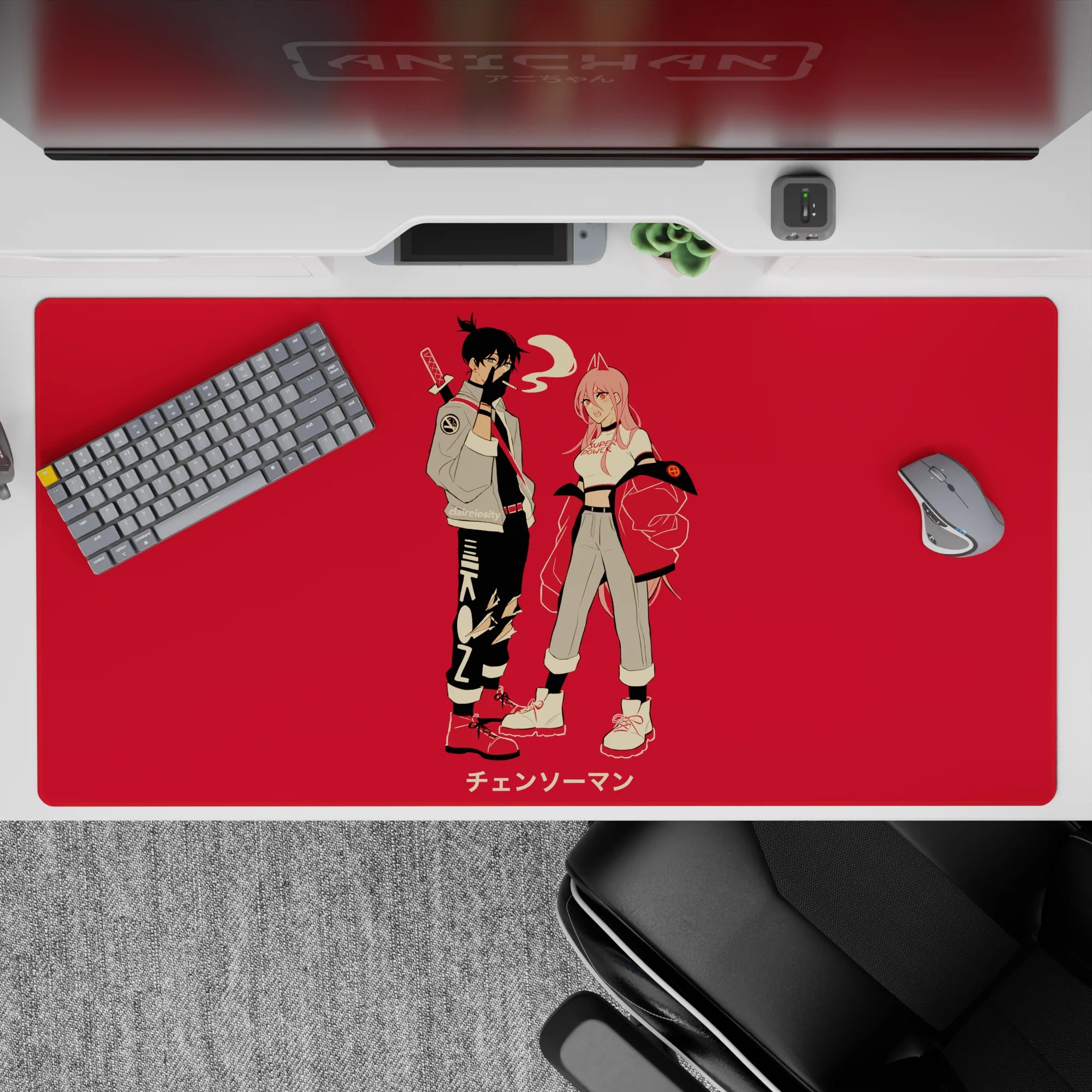 Chainsaw Man - Anime Mouse Pad and Desk Pad - Street Fiends - AniChan